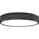 Stari LED 16.75 inch Matte Black Flush Mount Ceiling Light