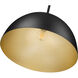 Vega Pendant Ceiling Light in Matte Black