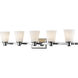 Kayla 5 Light 38.63 inch Chrome Vanity Wall Light