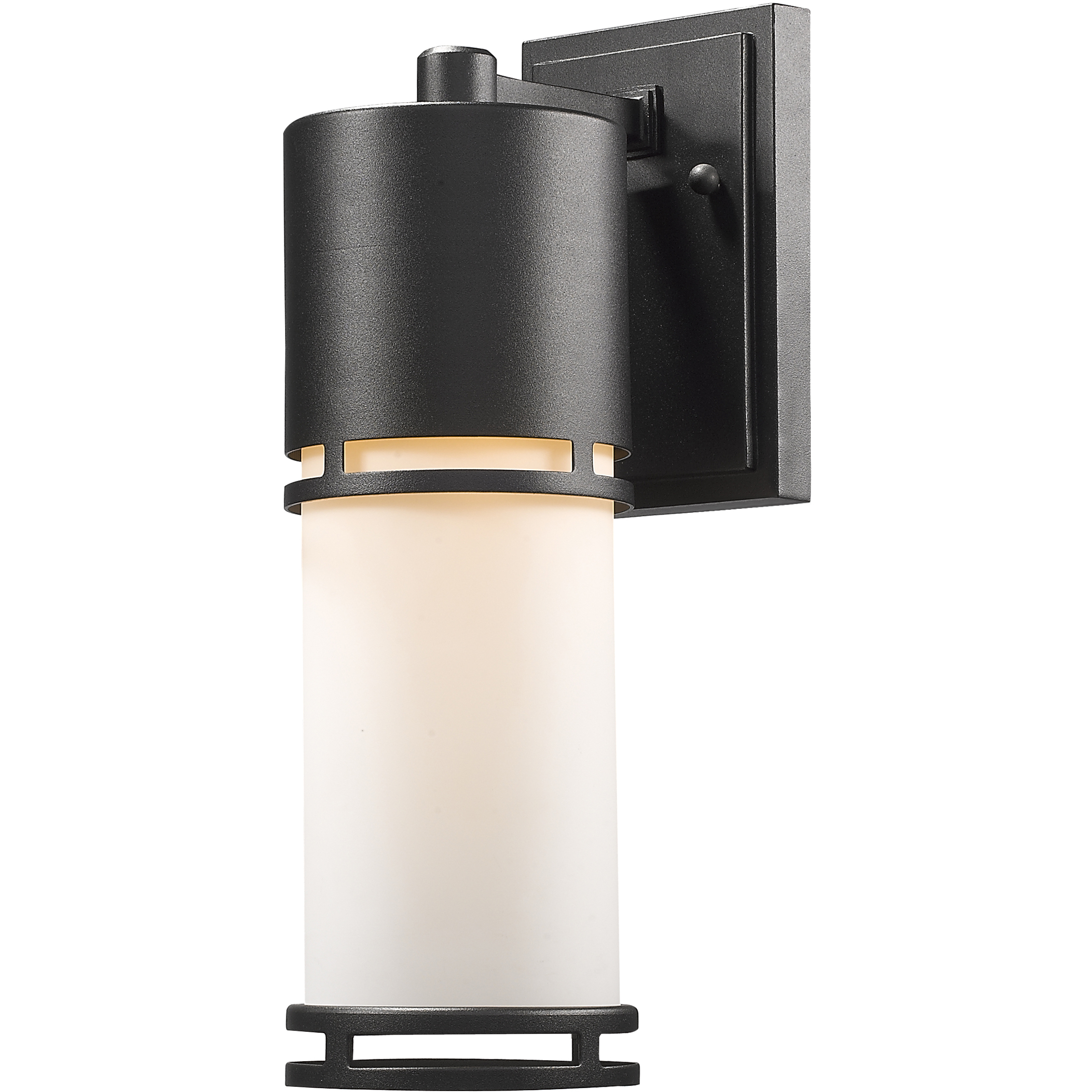 Luminata LED 13.75 inch Black Outdoor Wall Light