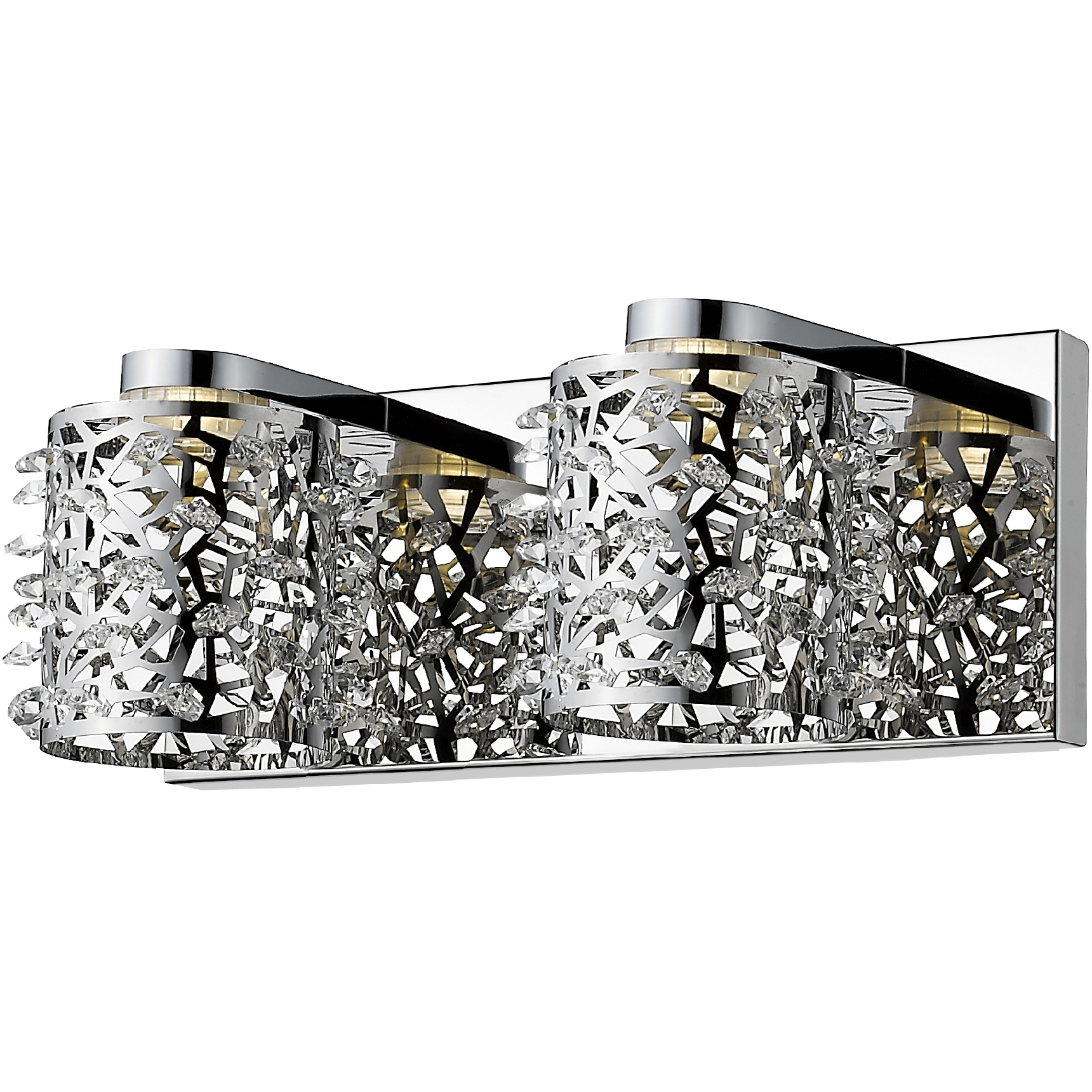 Fortuna LED 12.6 inch Chrome Vanity Wall Light in 1.98