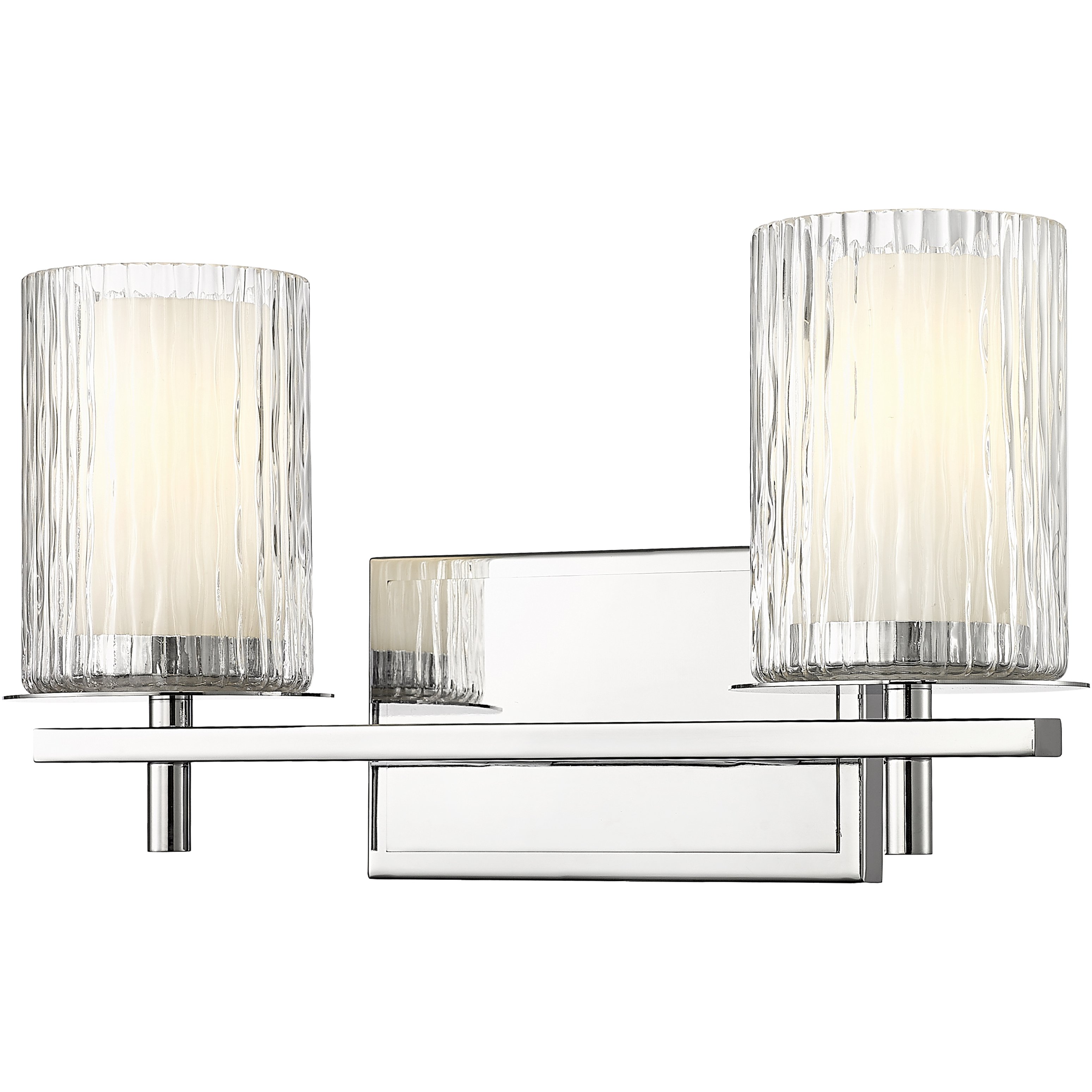 Grayson 2 Light 16 inch Chrome Vanity Wall Light