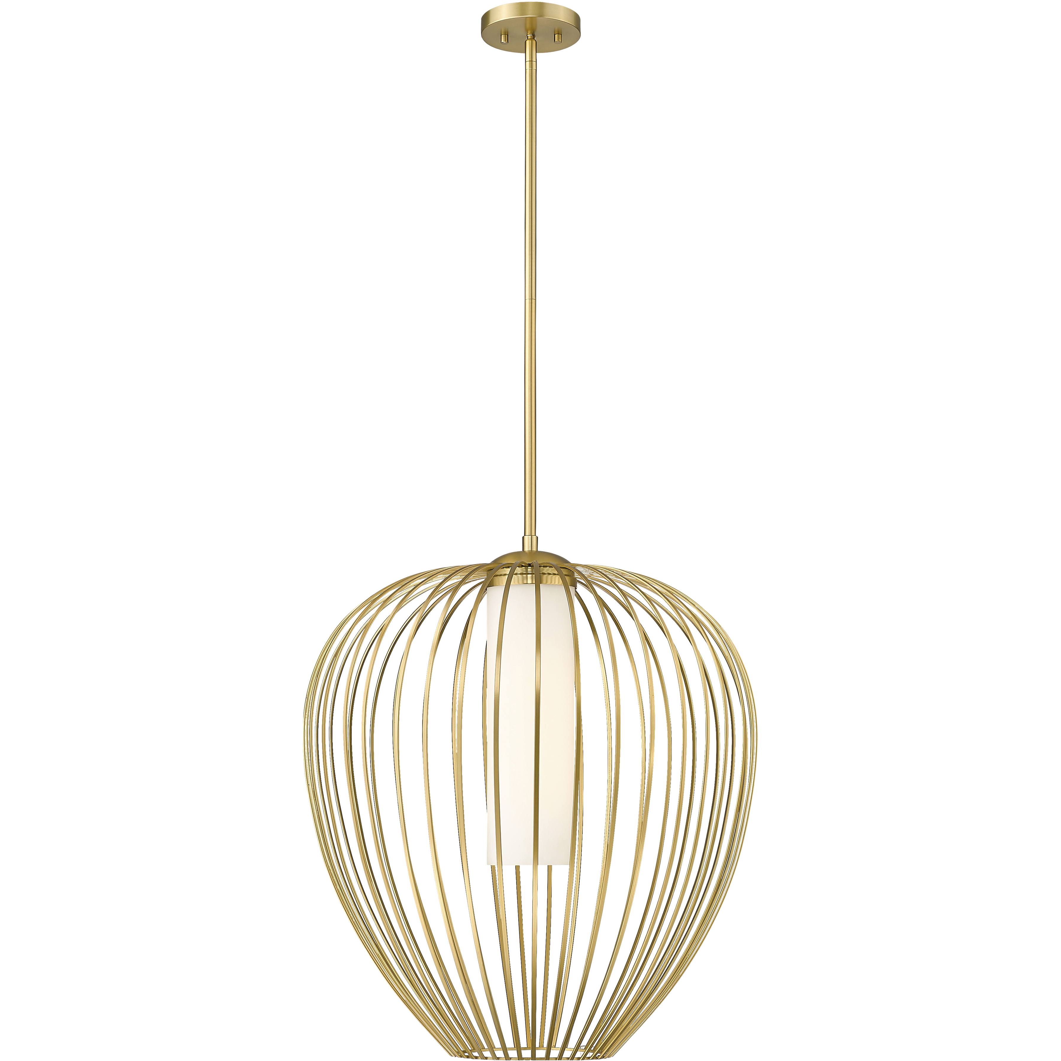 Savanti 1 Light 22 inch Modern Gold Pendant Ceiling Light