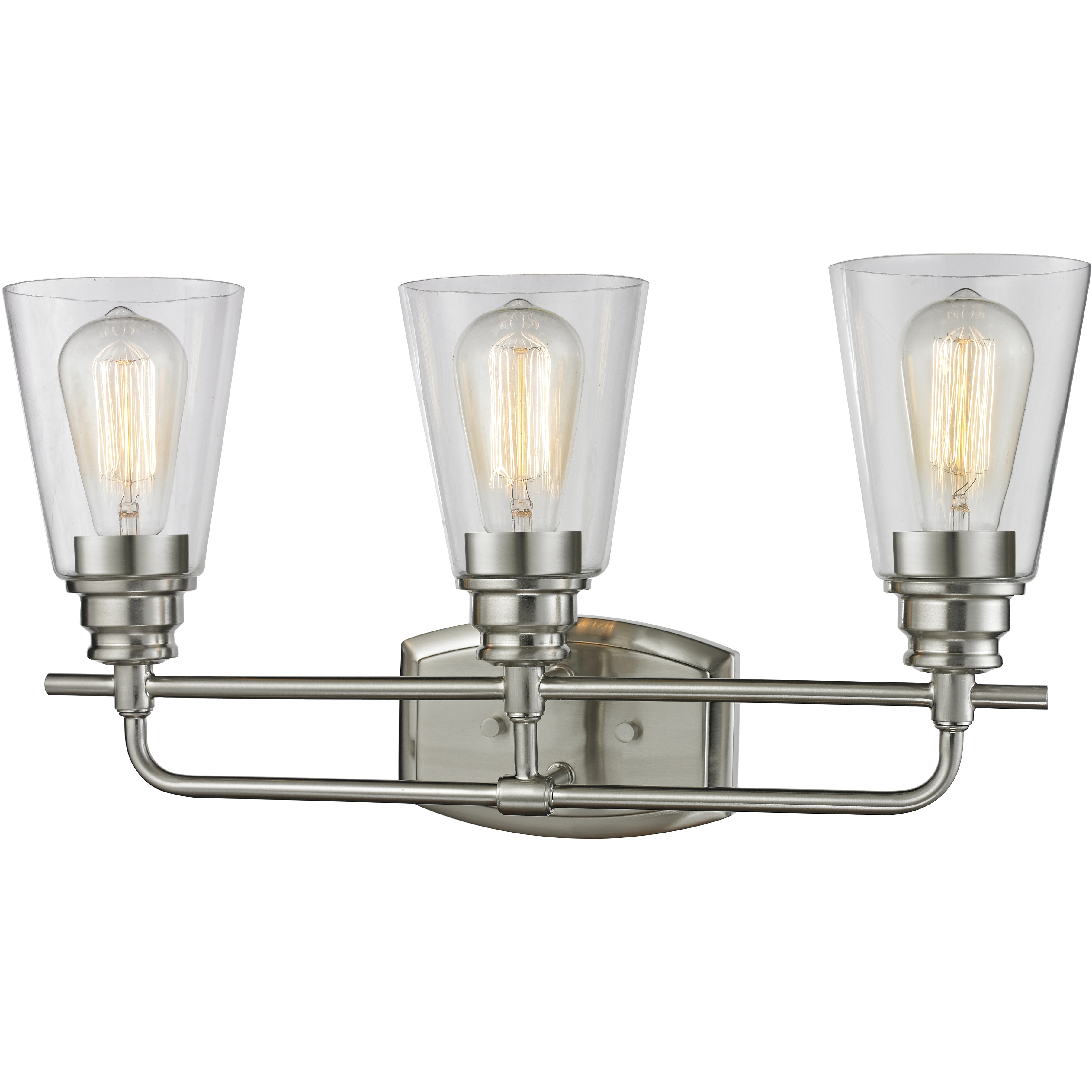 Annora 3 Light 20.75 inch Brushed Nickel Vanity Wall Light