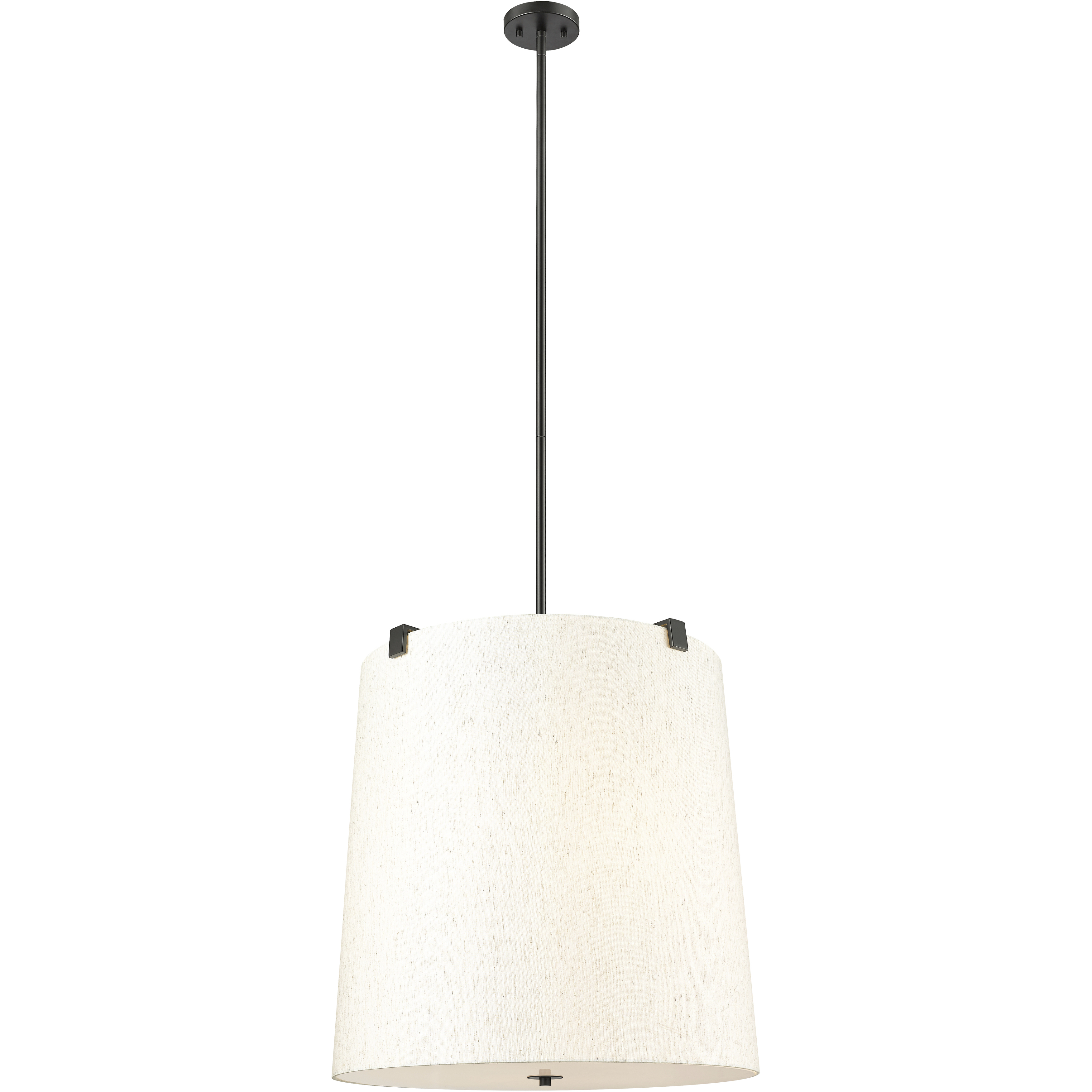 Weston 6 Light 24 inch Matte Black Pendant Ceiling Light