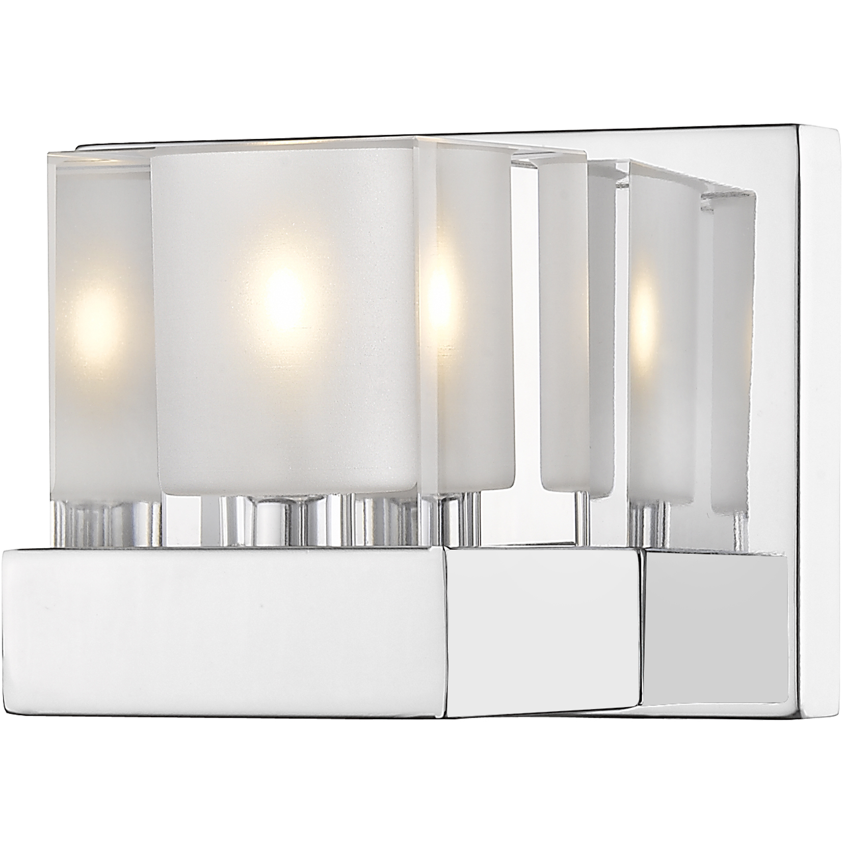 Fallon 1 Light 6 inch Chrome Wall Sconce Wall Light in G9, Clear and Frosted