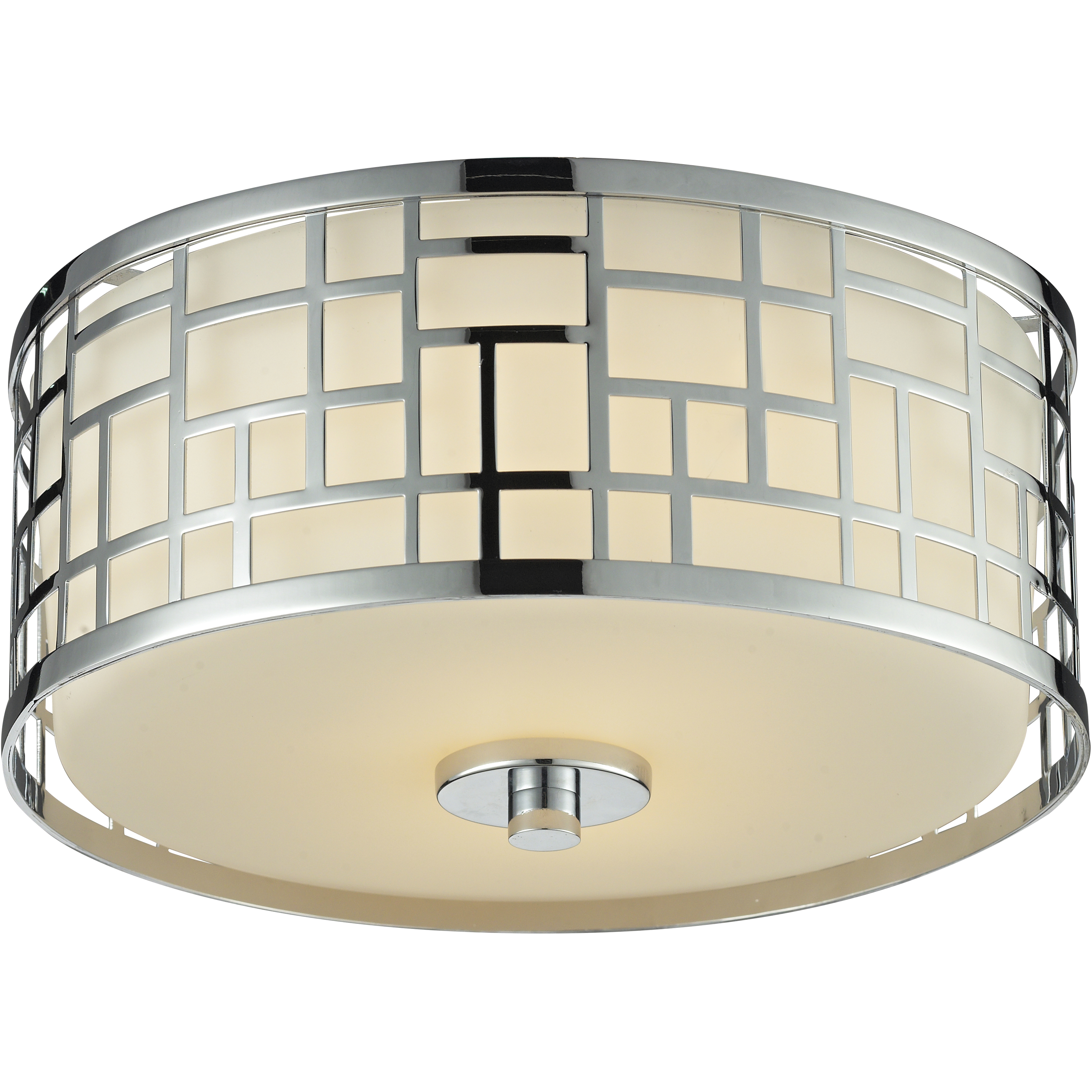 Elea 2 Light 11.75 inch Chrome Flush Mount Ceiling Light