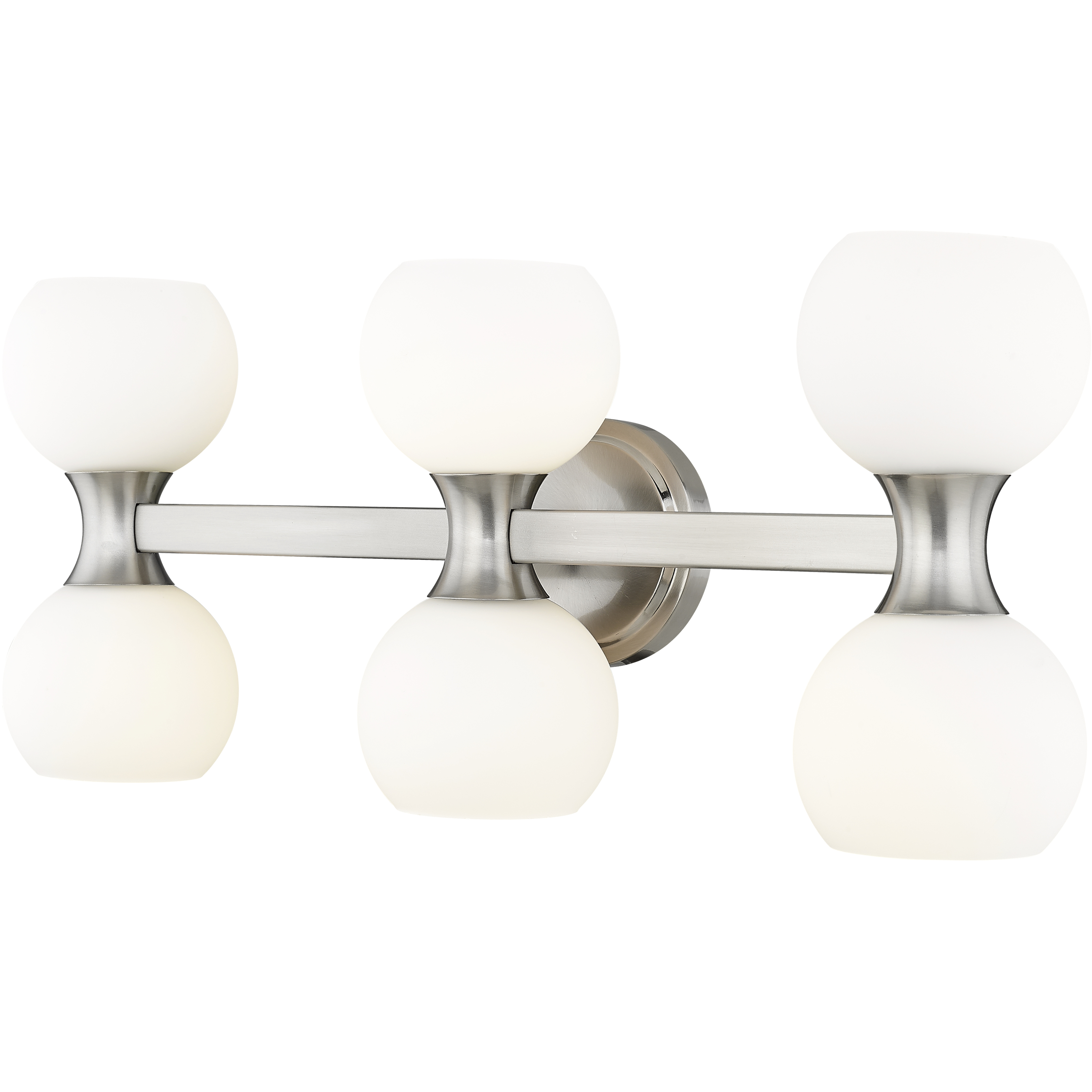 Artemis 6 Light 25 inch Brushed Nickel Vanity Wall Light