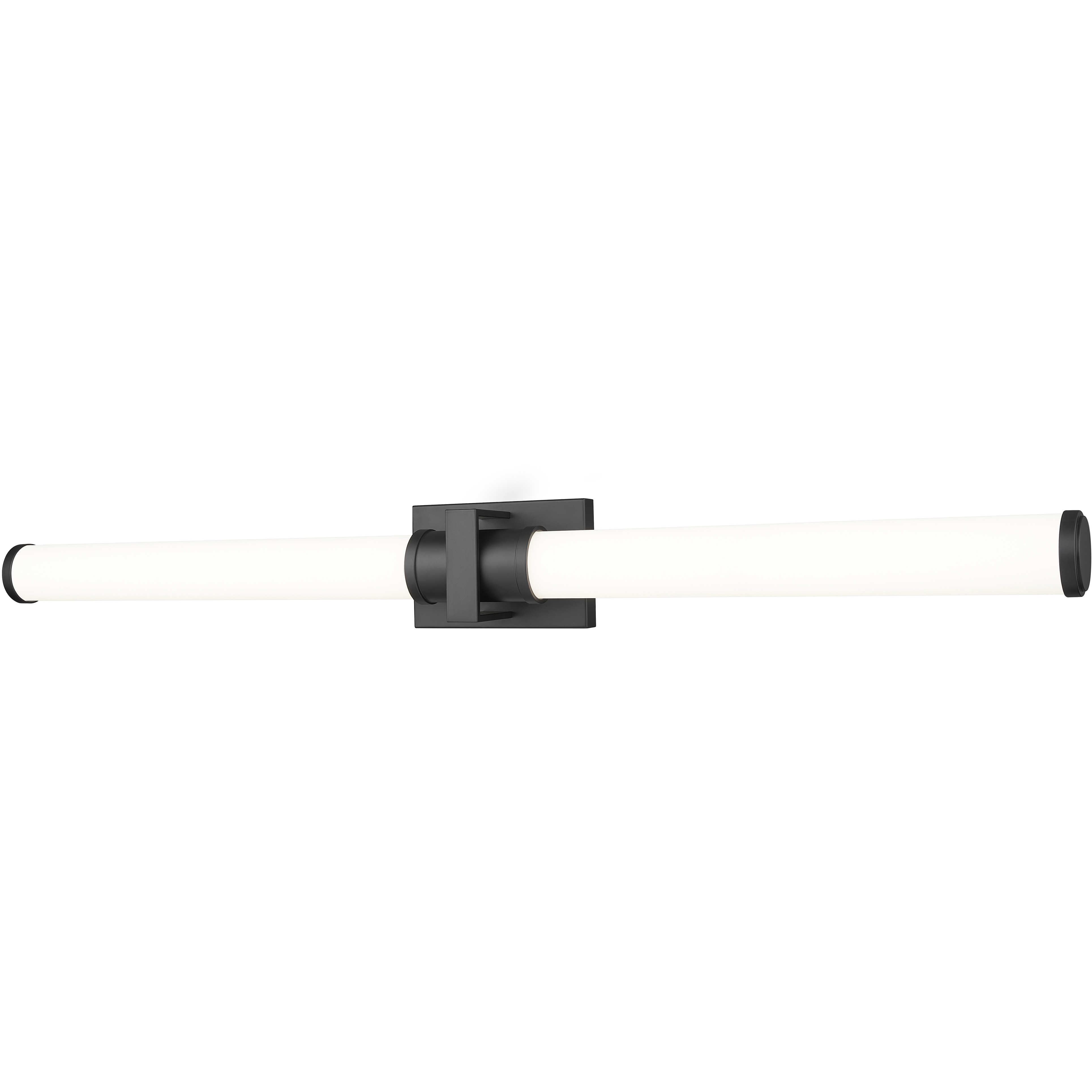 Idris LED 40.5 inch Matte Black Bathroom Vanity Wall Light