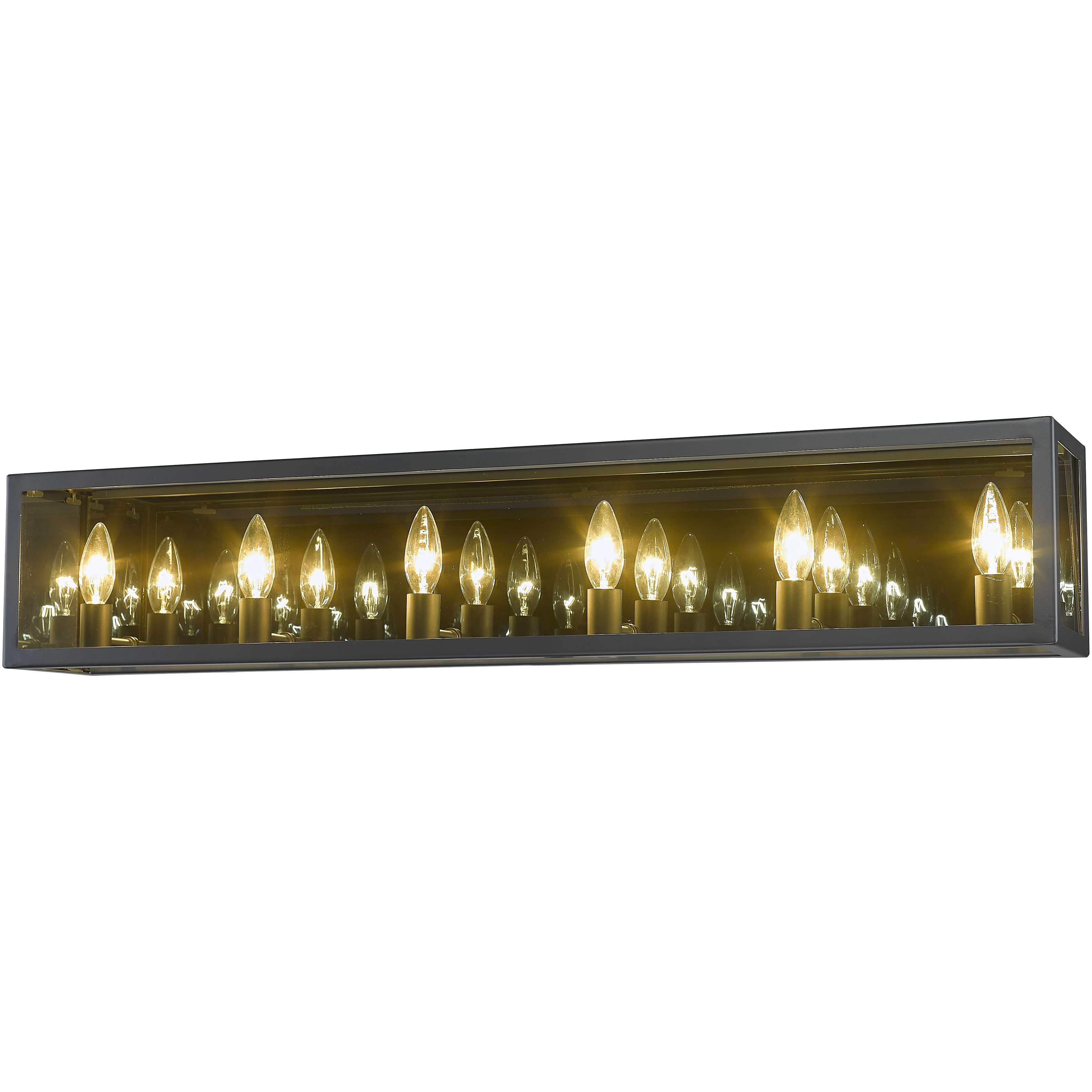 Infinity 6 Light 36 inch Misty Charcoal Vanity Wall Light