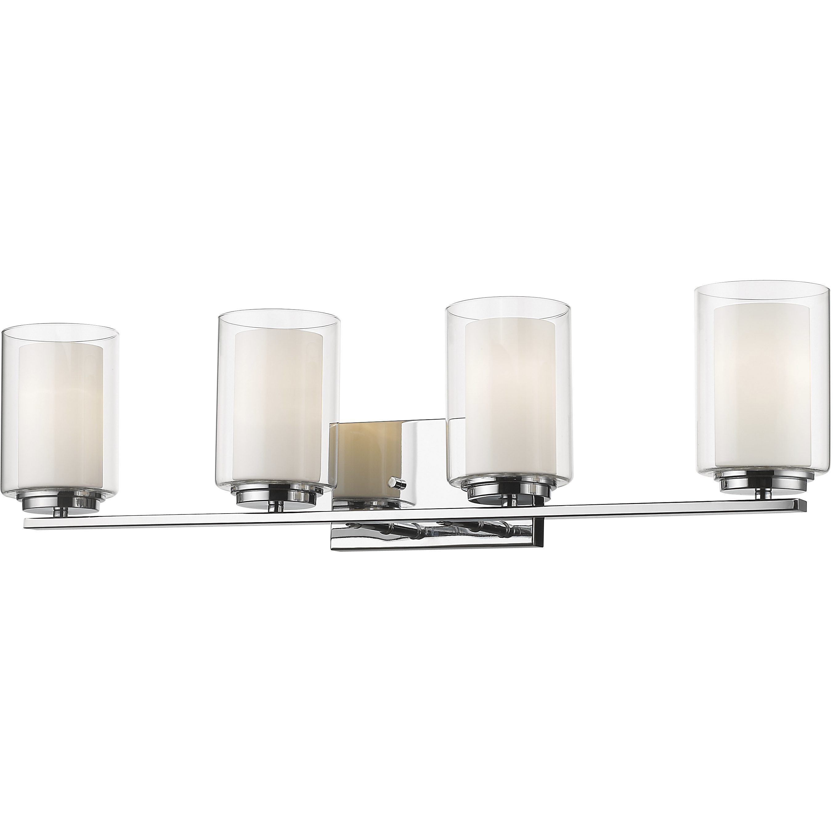 Willow 4 Light 31.5 inch Chrome Vanity Wall Light