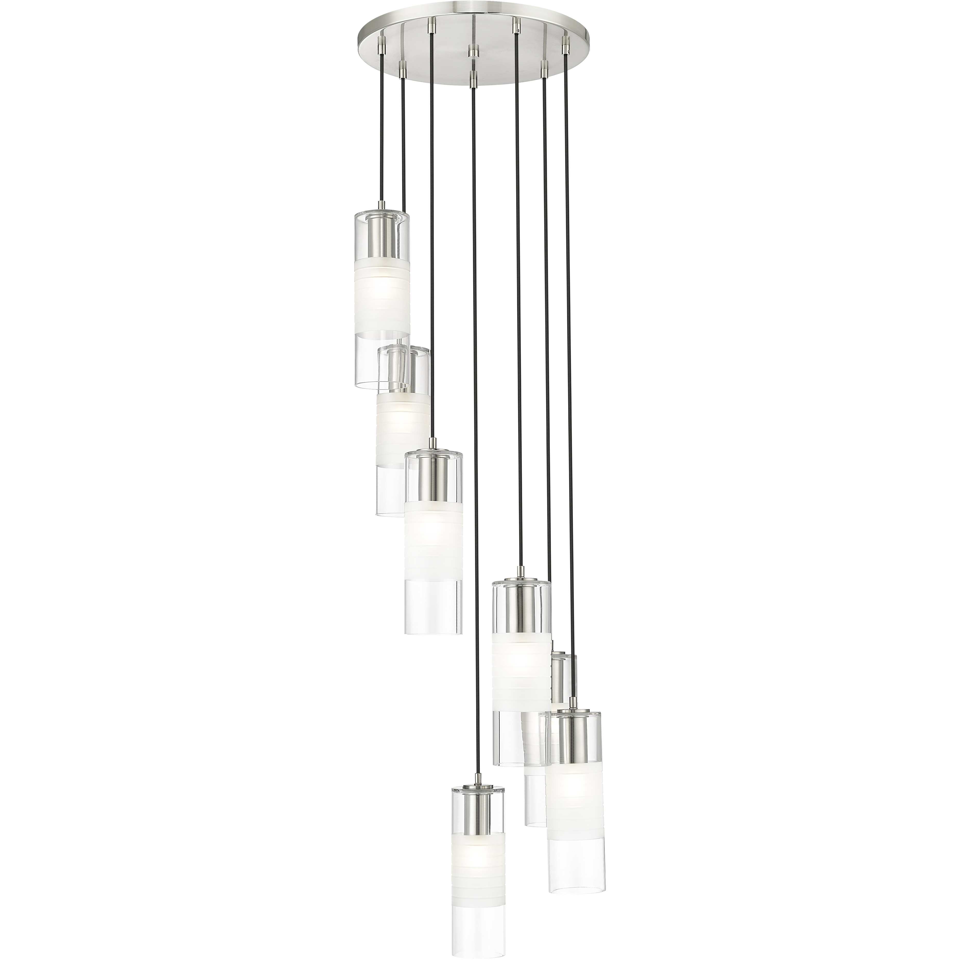 Alton 7 Light 18 inch Brushed Nickel Chandelier Ceiling Light