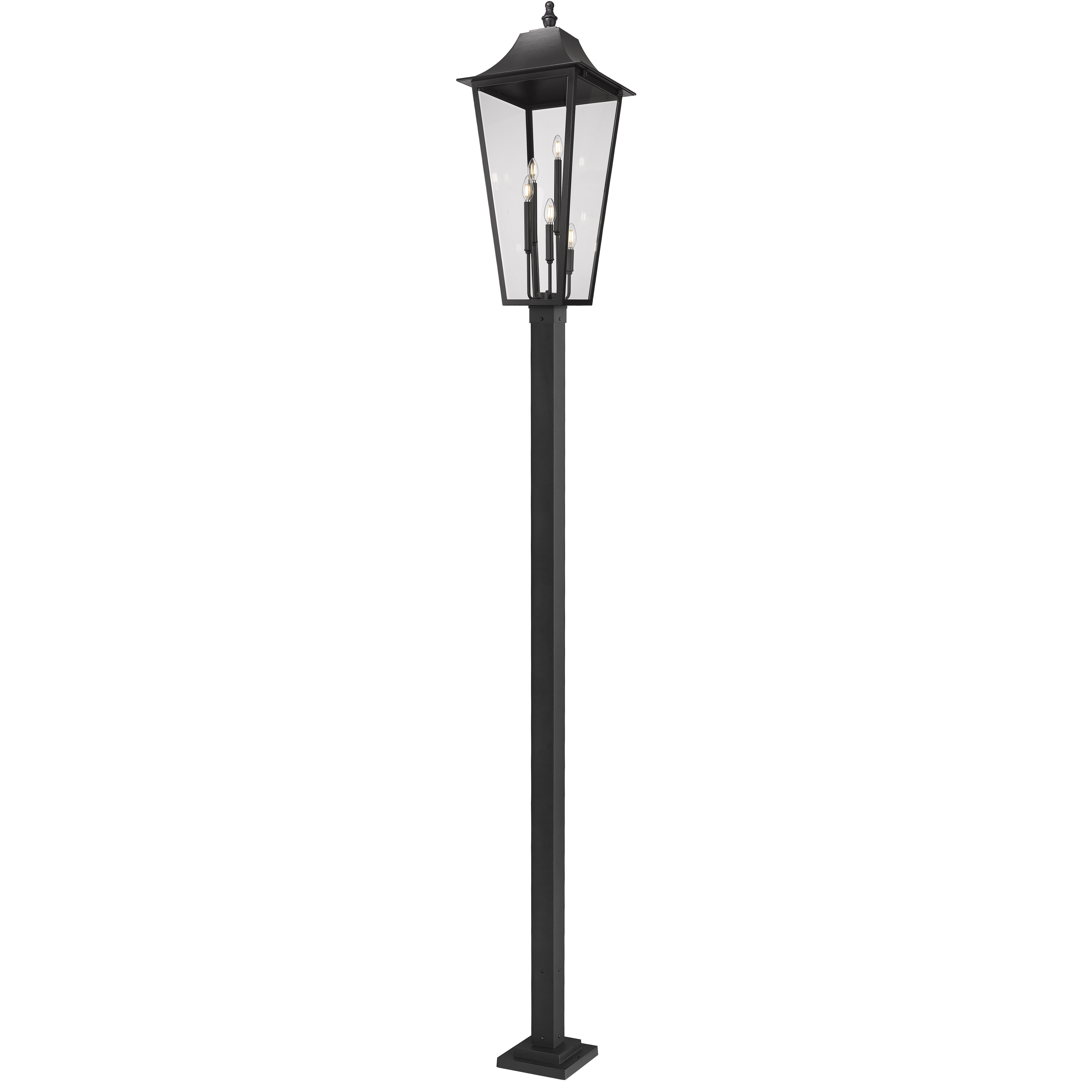 Z-Lite 5008PHXXLS-536P-BK Gannon 5 Light 132.75 inch Black