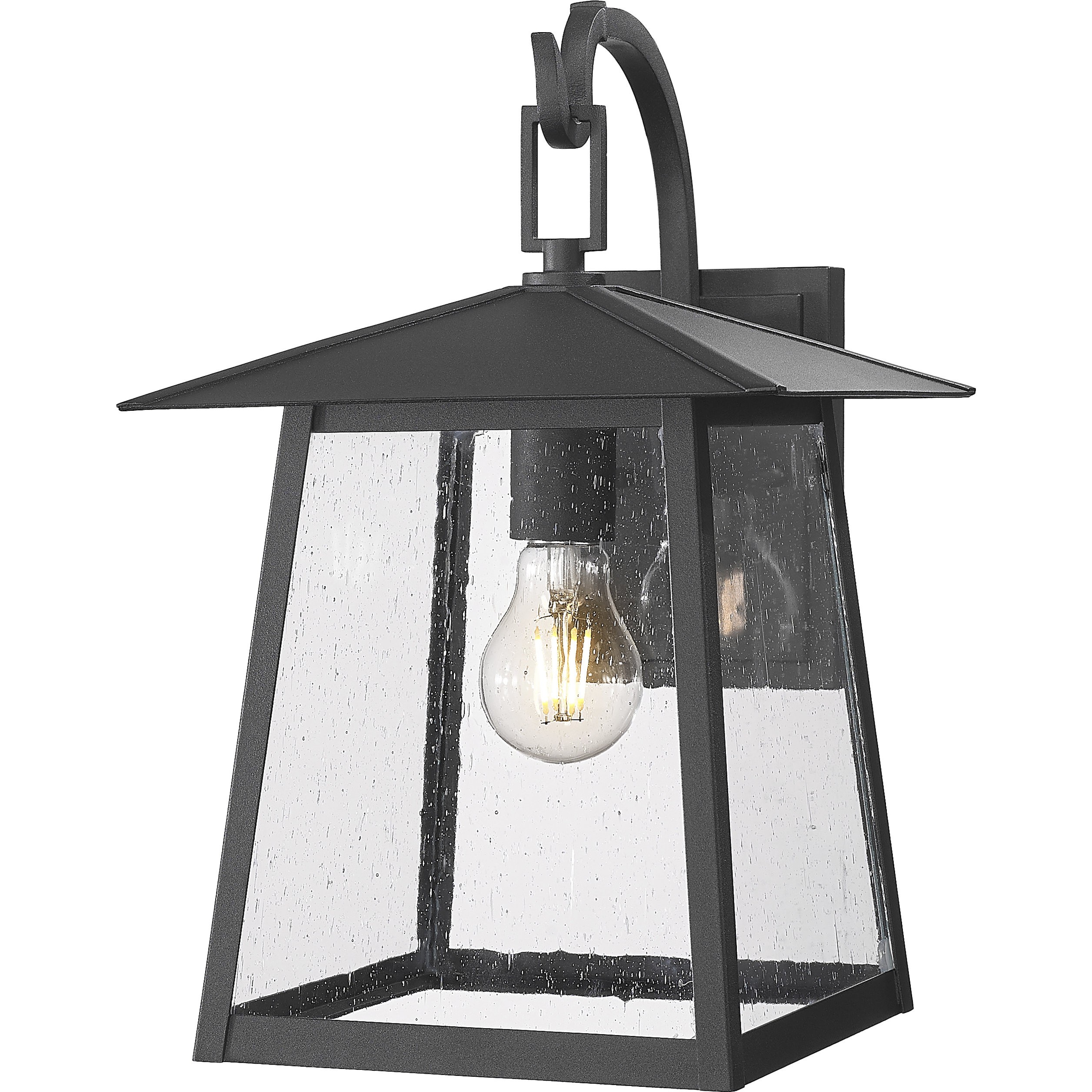 Rainer Outdoor Wall Light in Black, G9