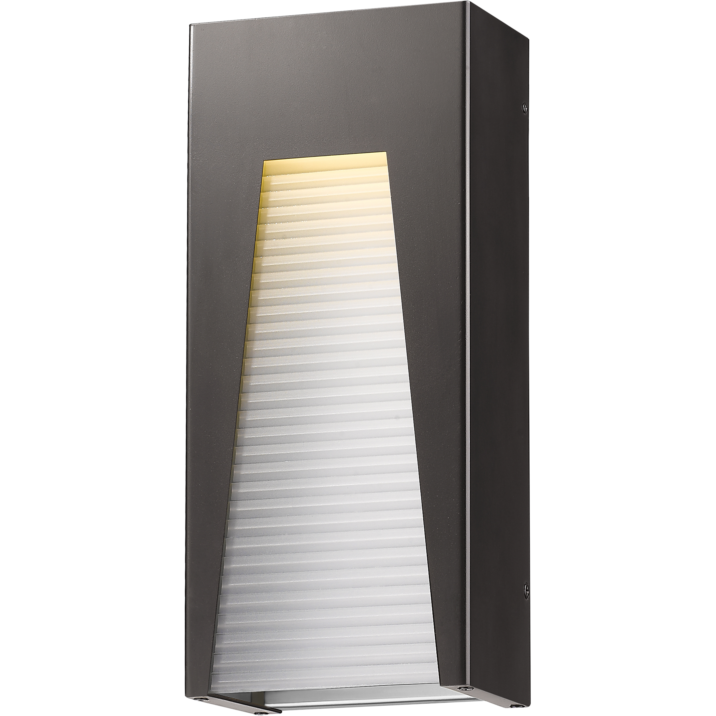 Millenial LED 18 inch Bronze Silver Outdoor Wall Light