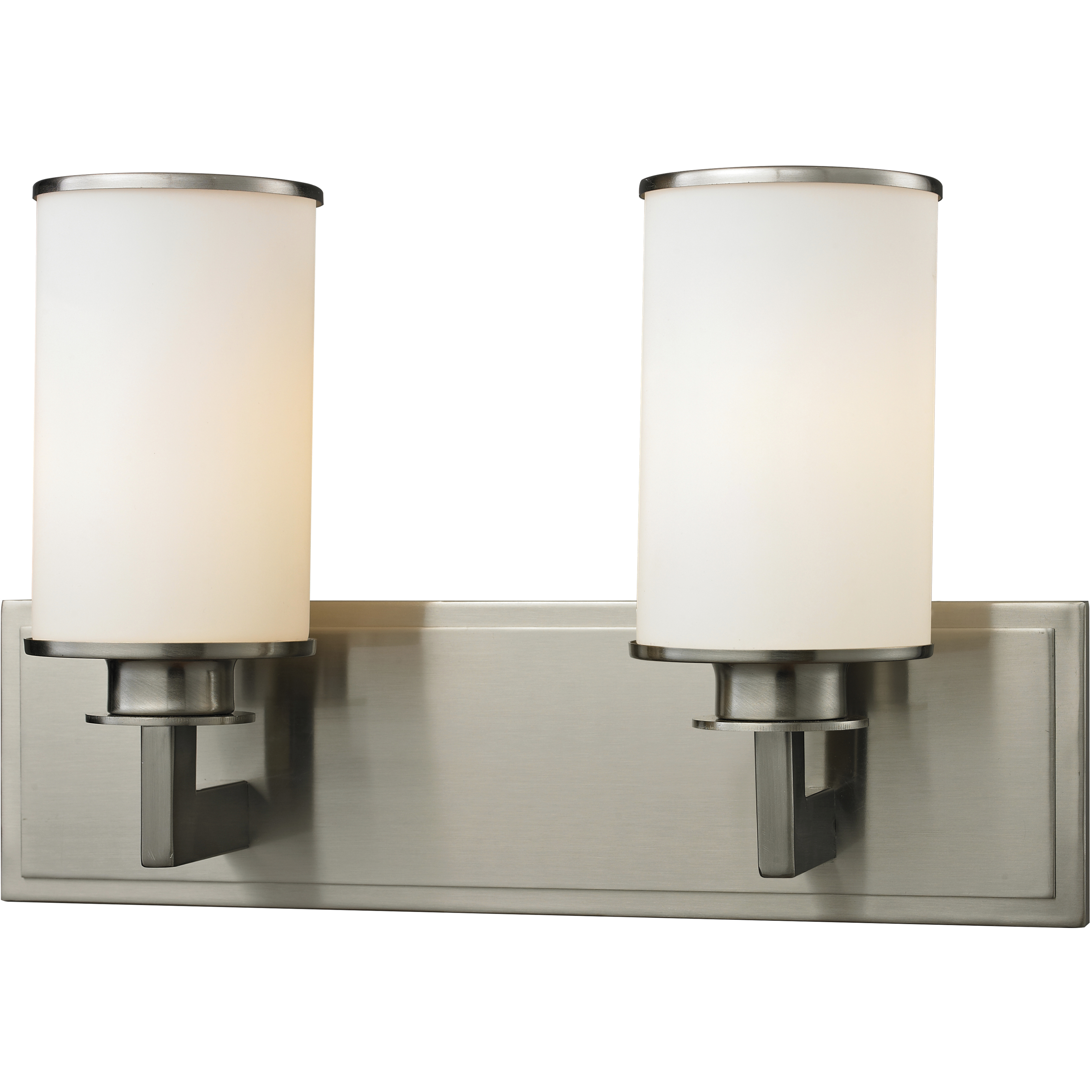 Savannah 2 Light 16.13 inch Brushed Nickel Vanity Wall Light