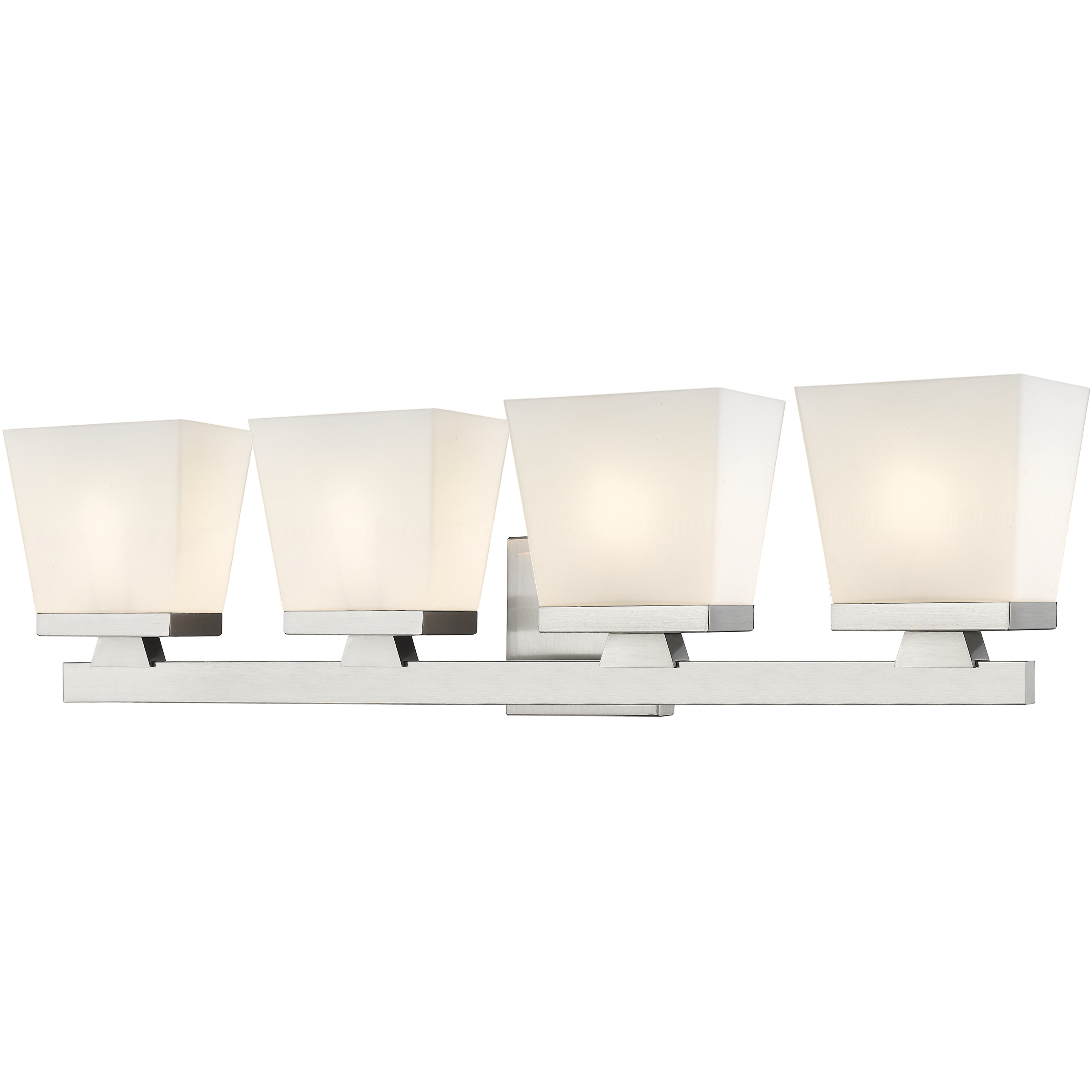 Astor 4 Light 29 inch Brushed Nickel Vanity Wall Light
