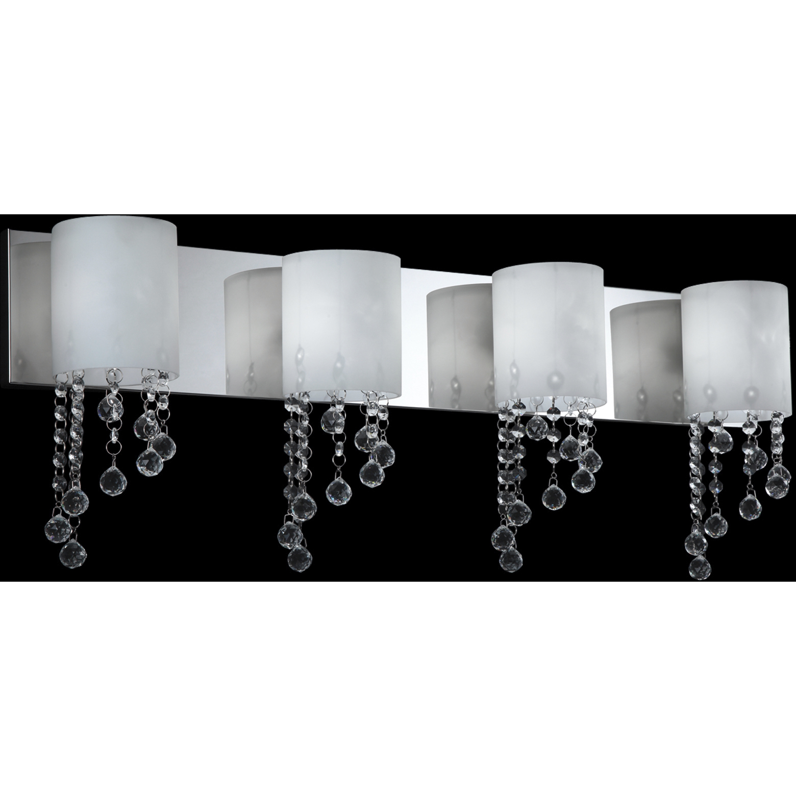 Jewel LED 30.75 inch Chrome Vanity Wall Light