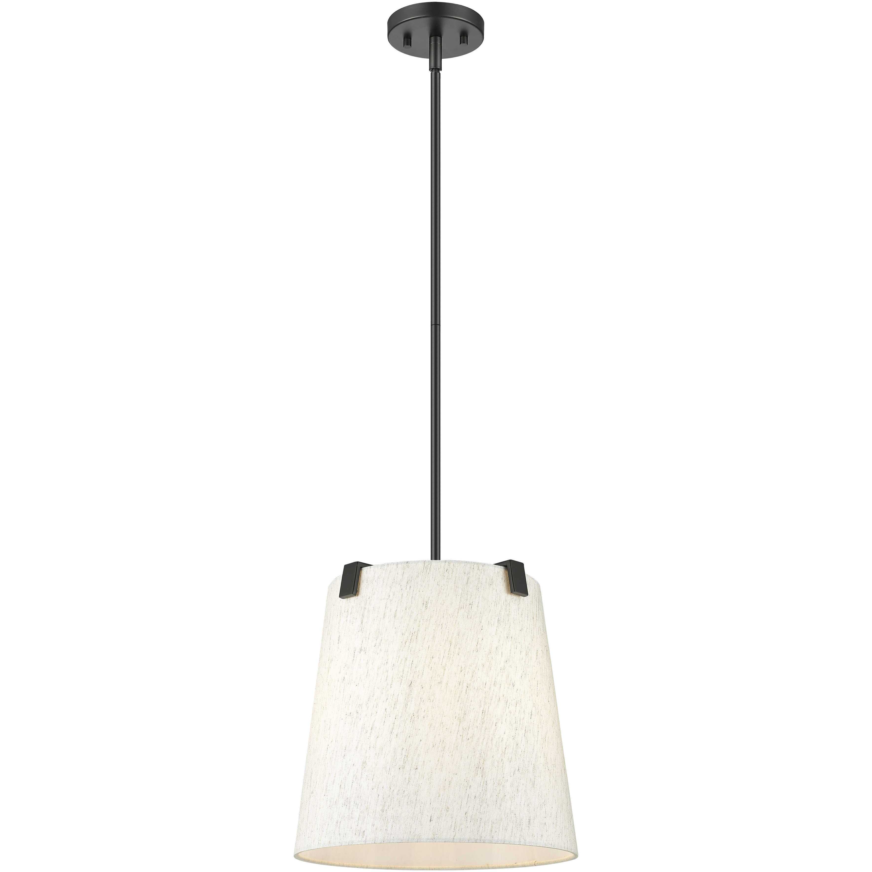 Weston 3 Light 13 inch Matte Black Pendant Ceiling Light