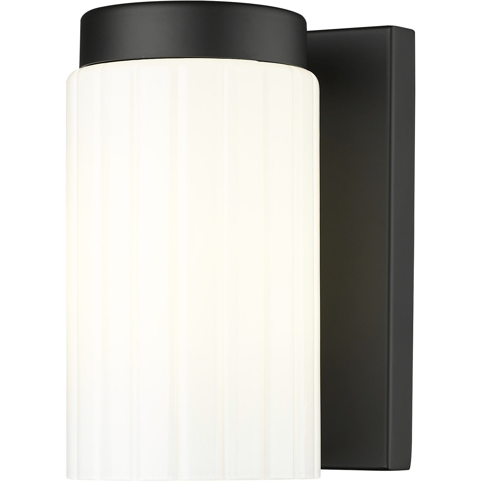 Burk 1 Light 4.25 inch Matte Black Wall Sconce Wall Light