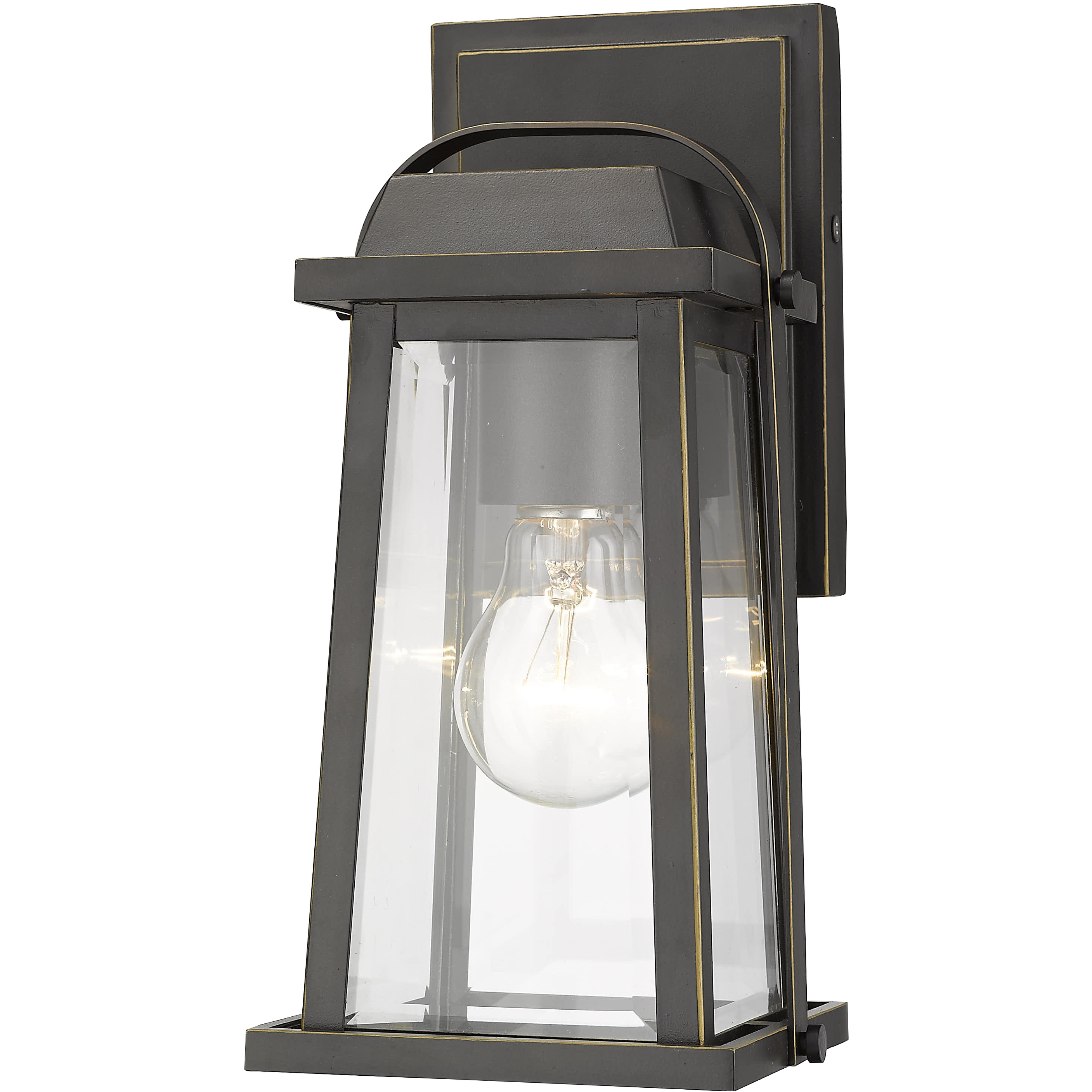 Millworks 1 Light 10.25 inch Oil Rubbed Bronze Outdoor Wall Light