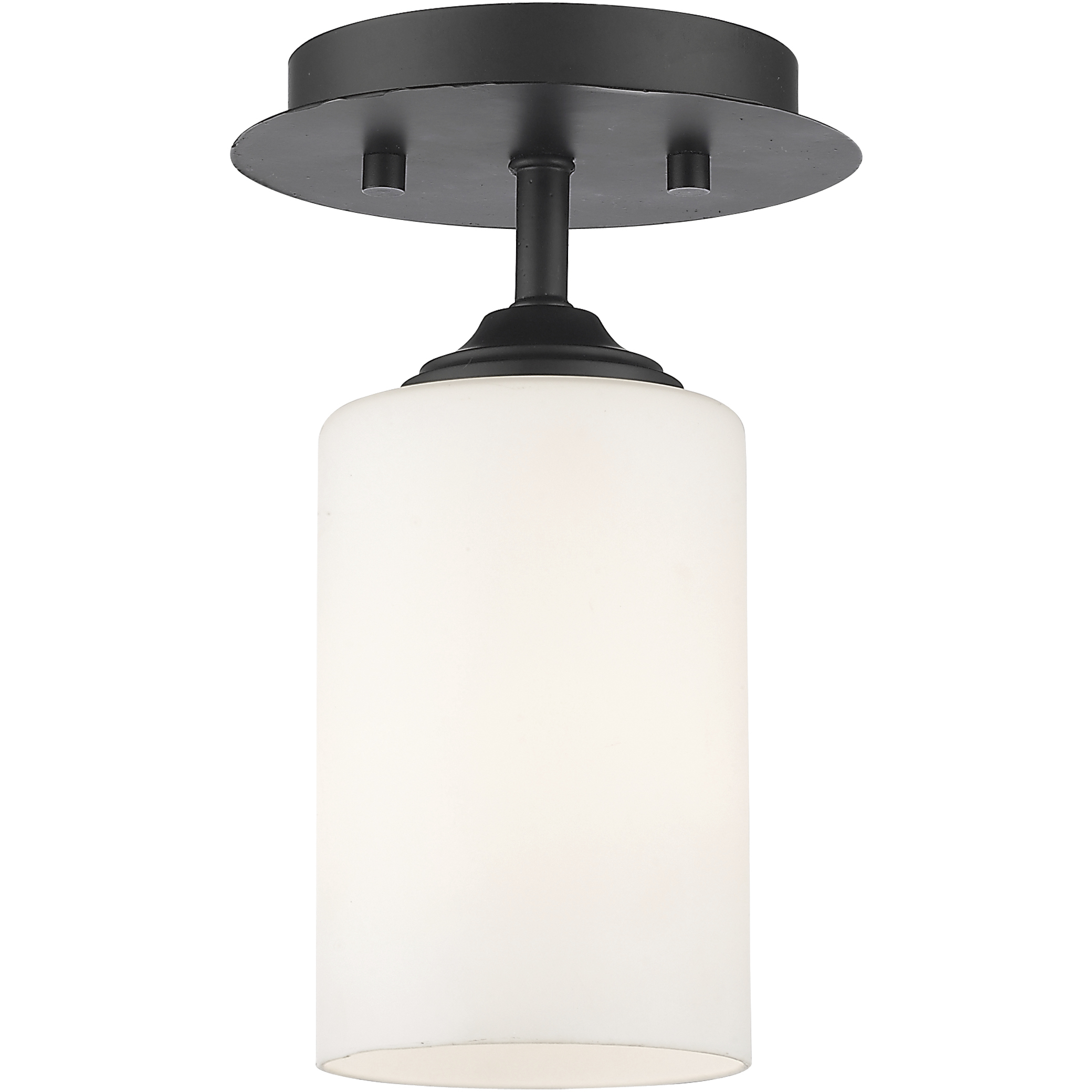 Bordeaux 1 Light 5.5 inch Bronze Flush Mount Ceiling Light