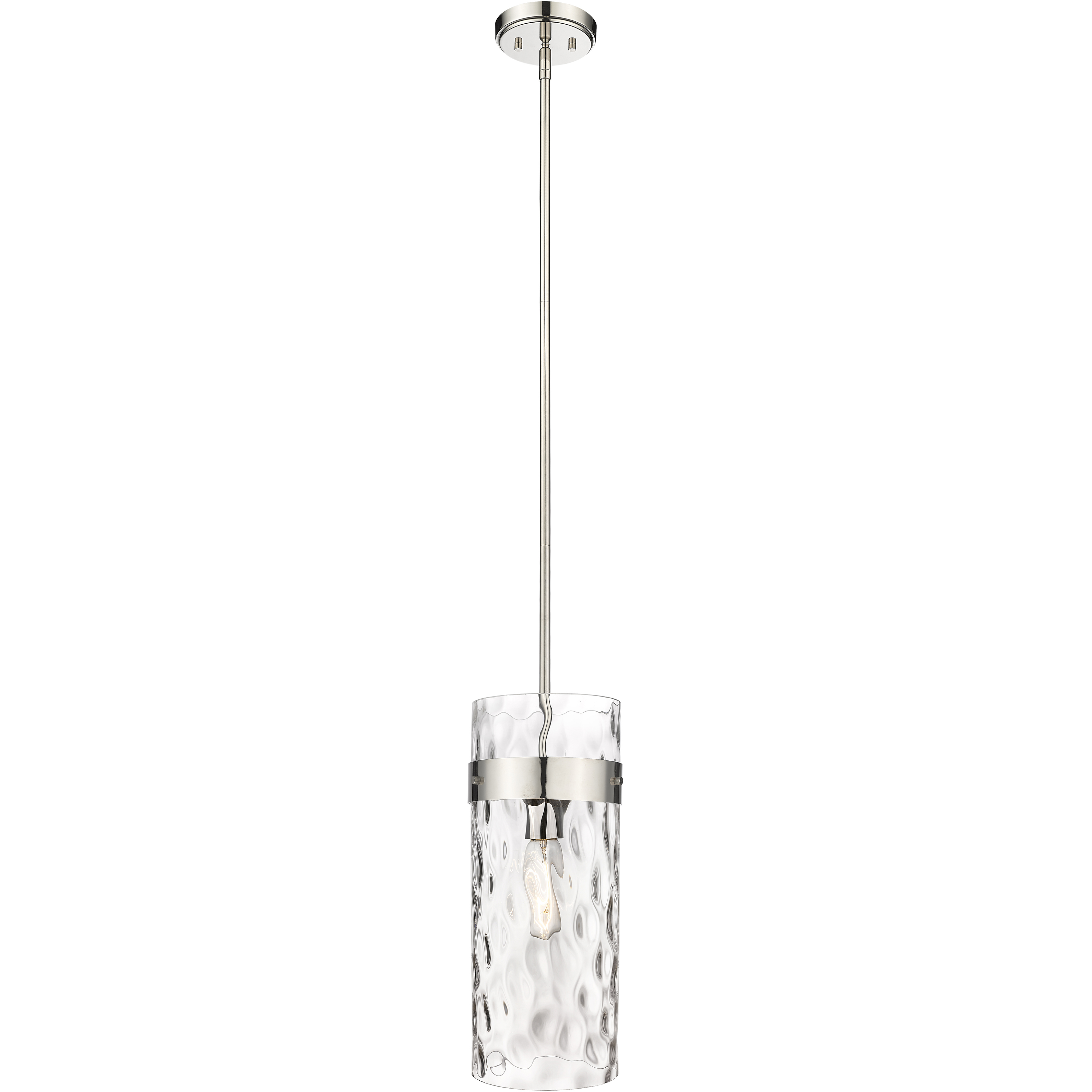 Z-Lite Fontaine 1 Light 6.5 inch Polished Nickel Pendant Ceiling Light 3035P6-PN - Open Box