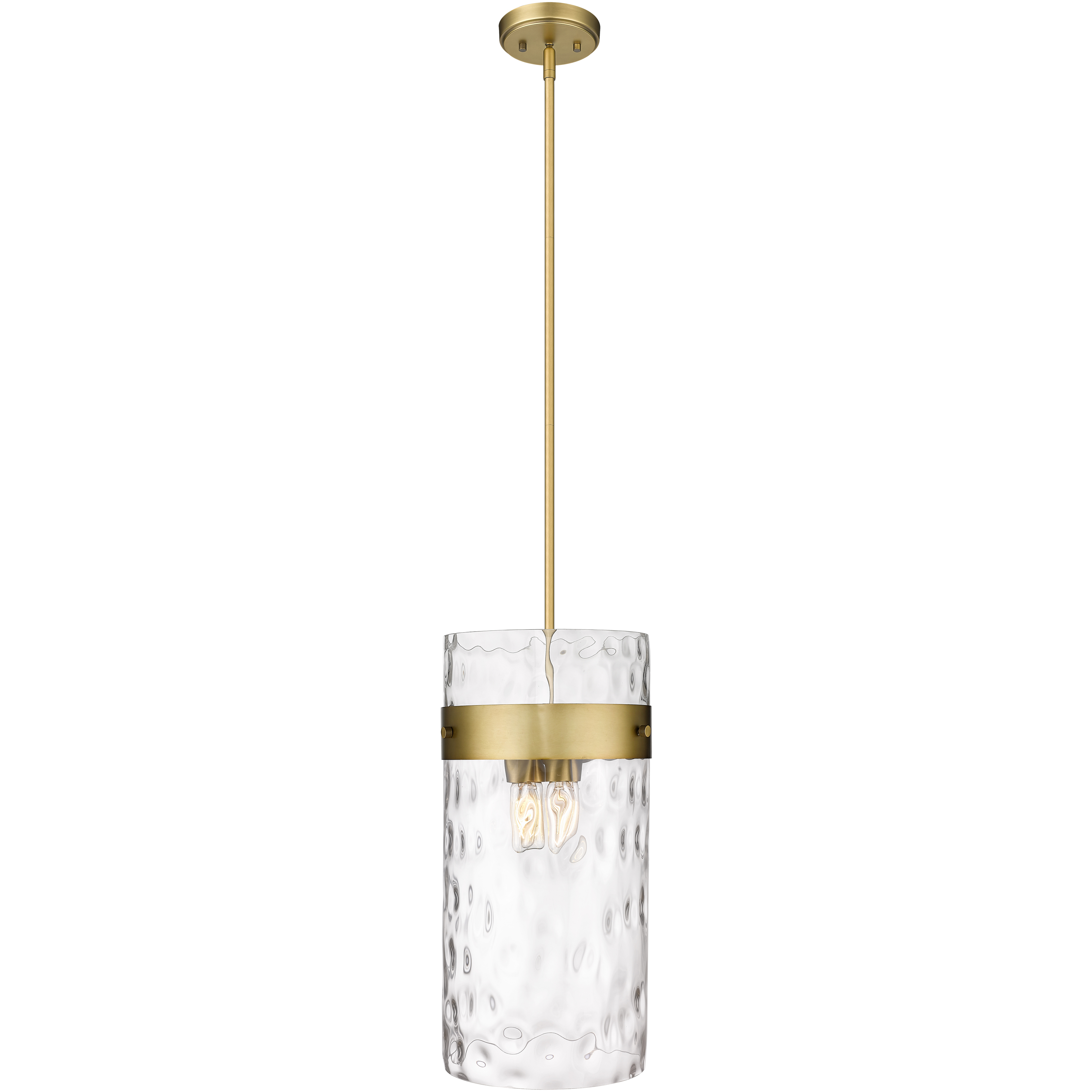 Fontaine 4 Light 13 inch Rubbed Brass Pendant Ceiling Light in Rubbed Bronze