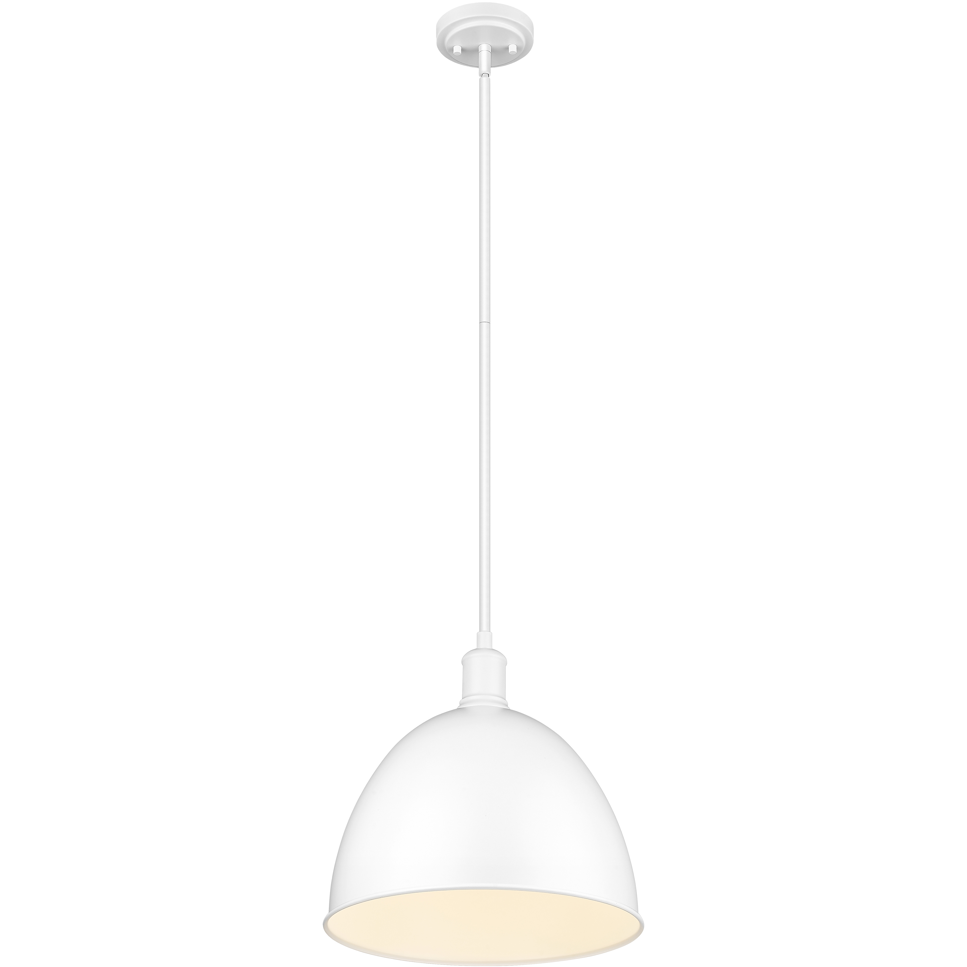 Sawyer 1 Light 12.5 inch Satin White Pendant Ceiling Light