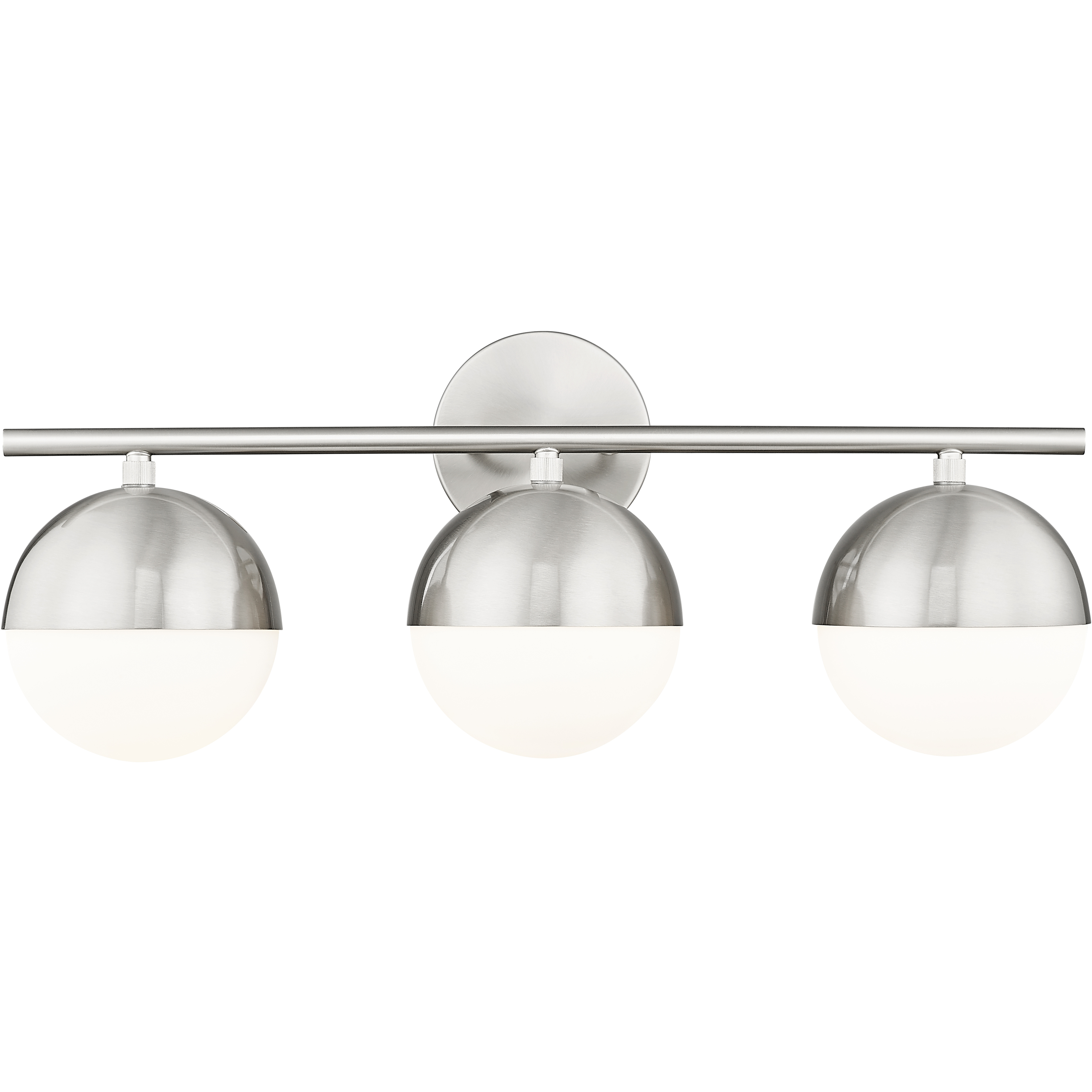 Realm Sphere 3 Light 24 inch Brushed Nickel Bath Vanity Wall Light