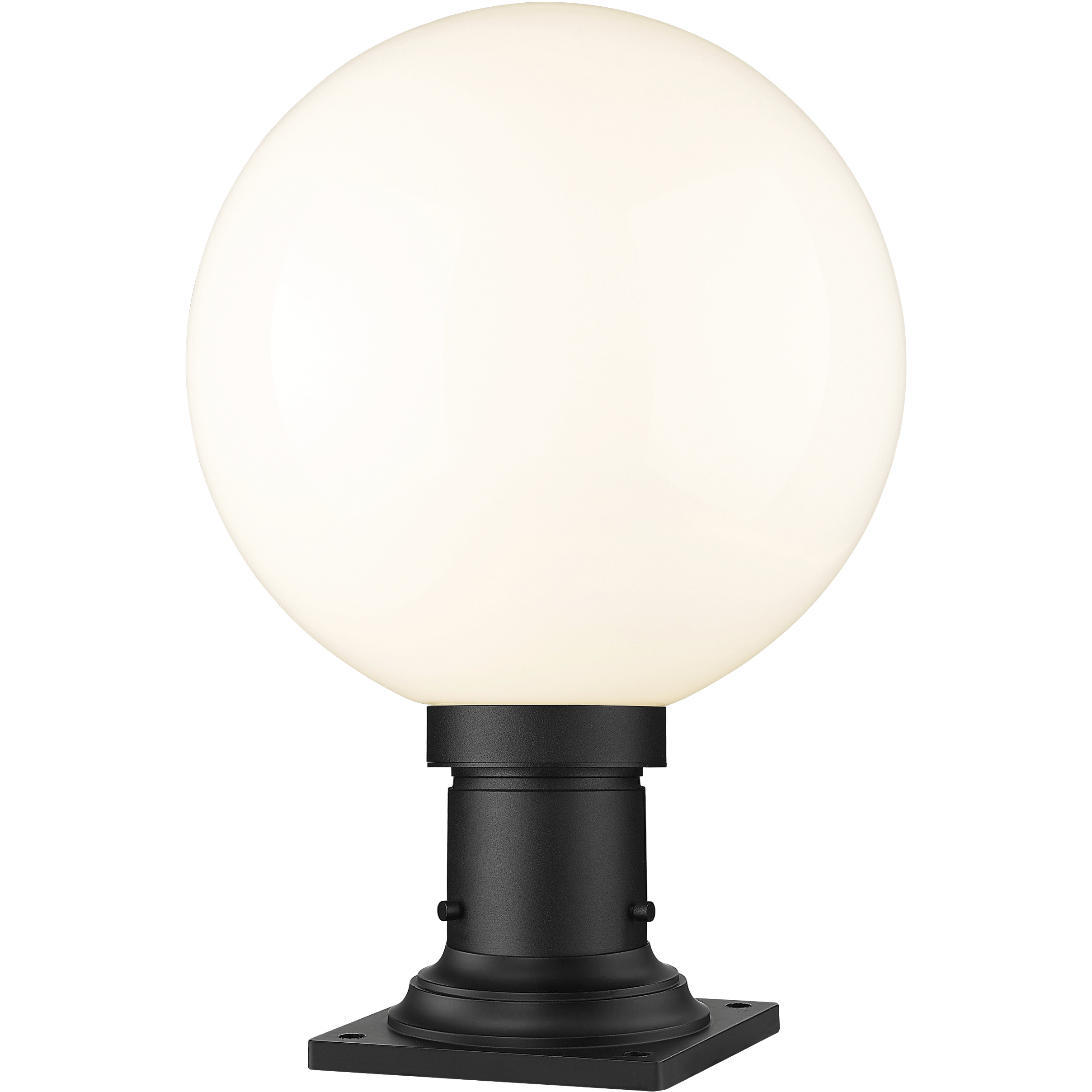 Laurent 1 Light 17.75 inch Black Outdoor Pier Mounted Fixture