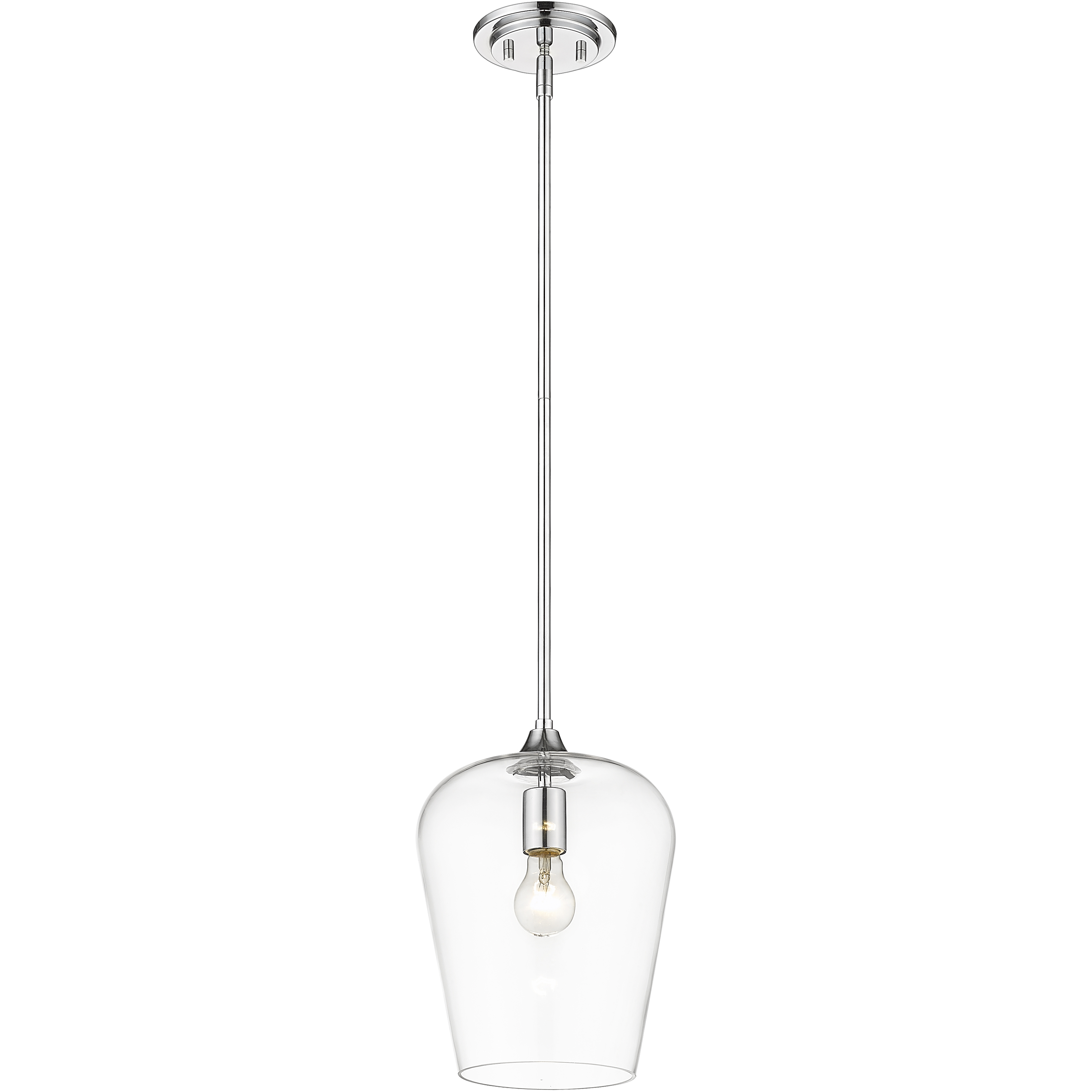 Joliet 1 Light 9 inch Chrome Pendant Ceiling Light