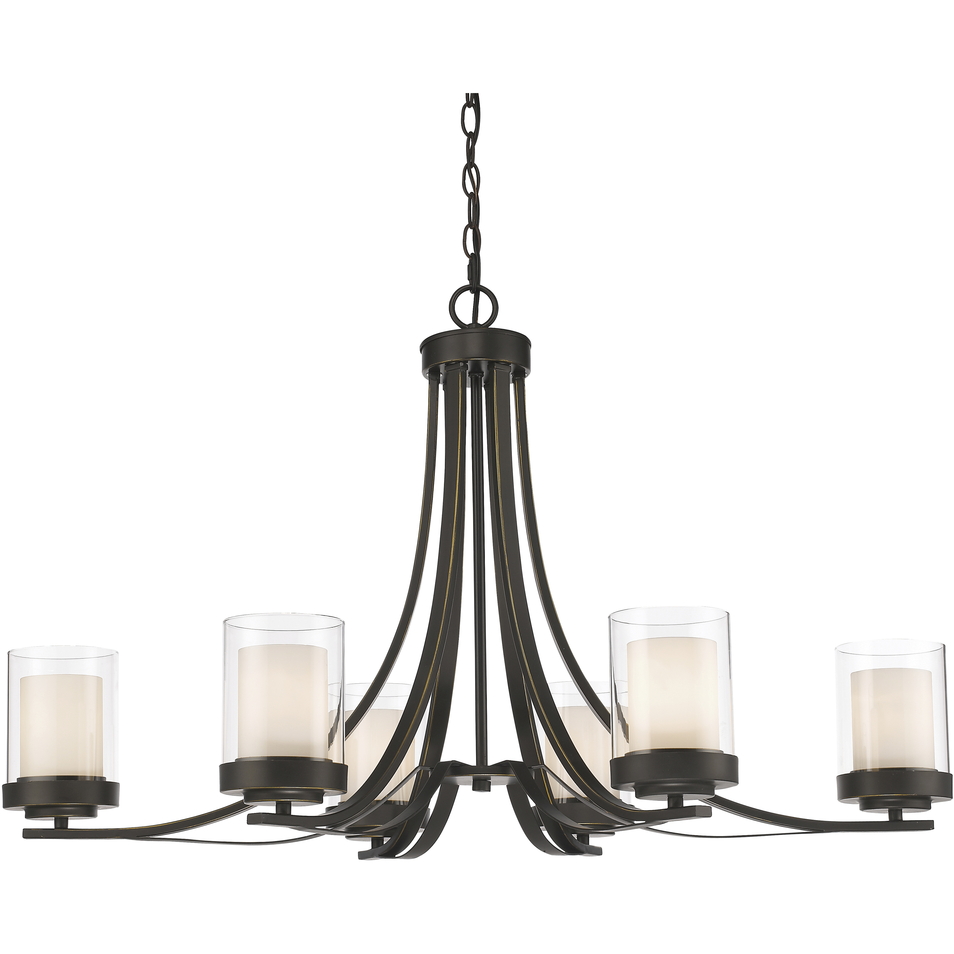 Willow 6 Light 35.25 inch Olde Bronze Chandelier Ceiling Light