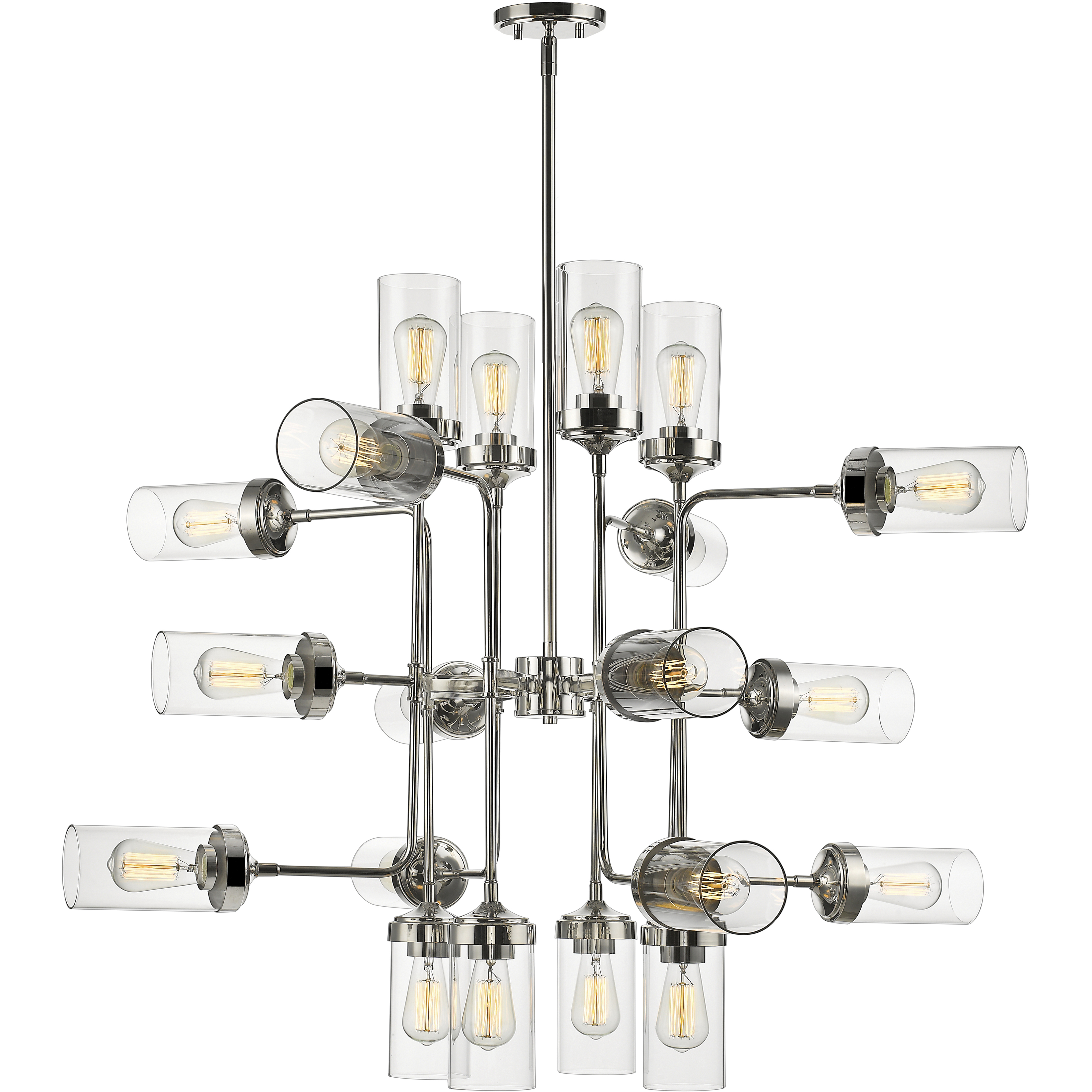 Calliope 20 Light 42 inch Polished Nickel Chandelier Ceiling Light