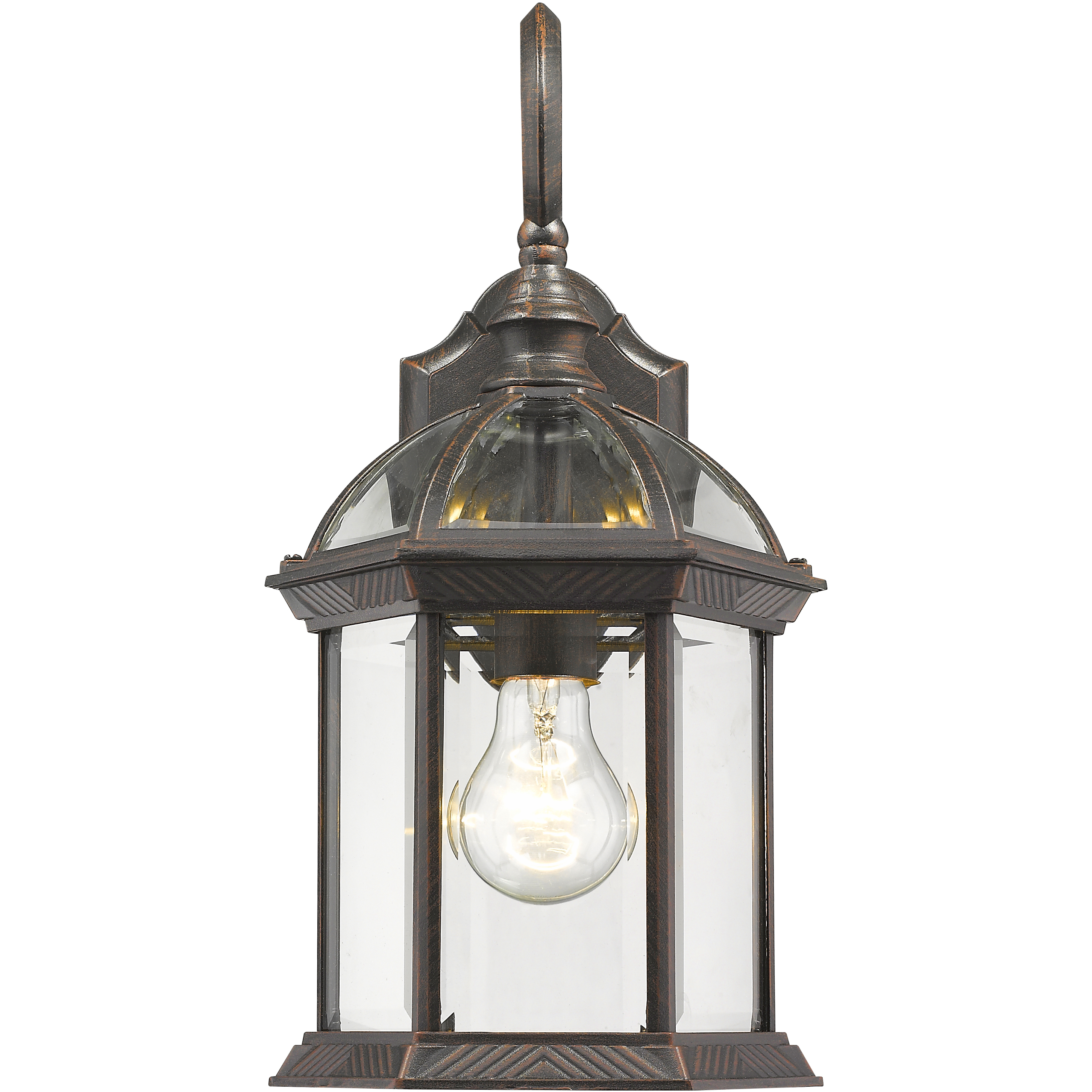 Powell outdoor wall lantern top