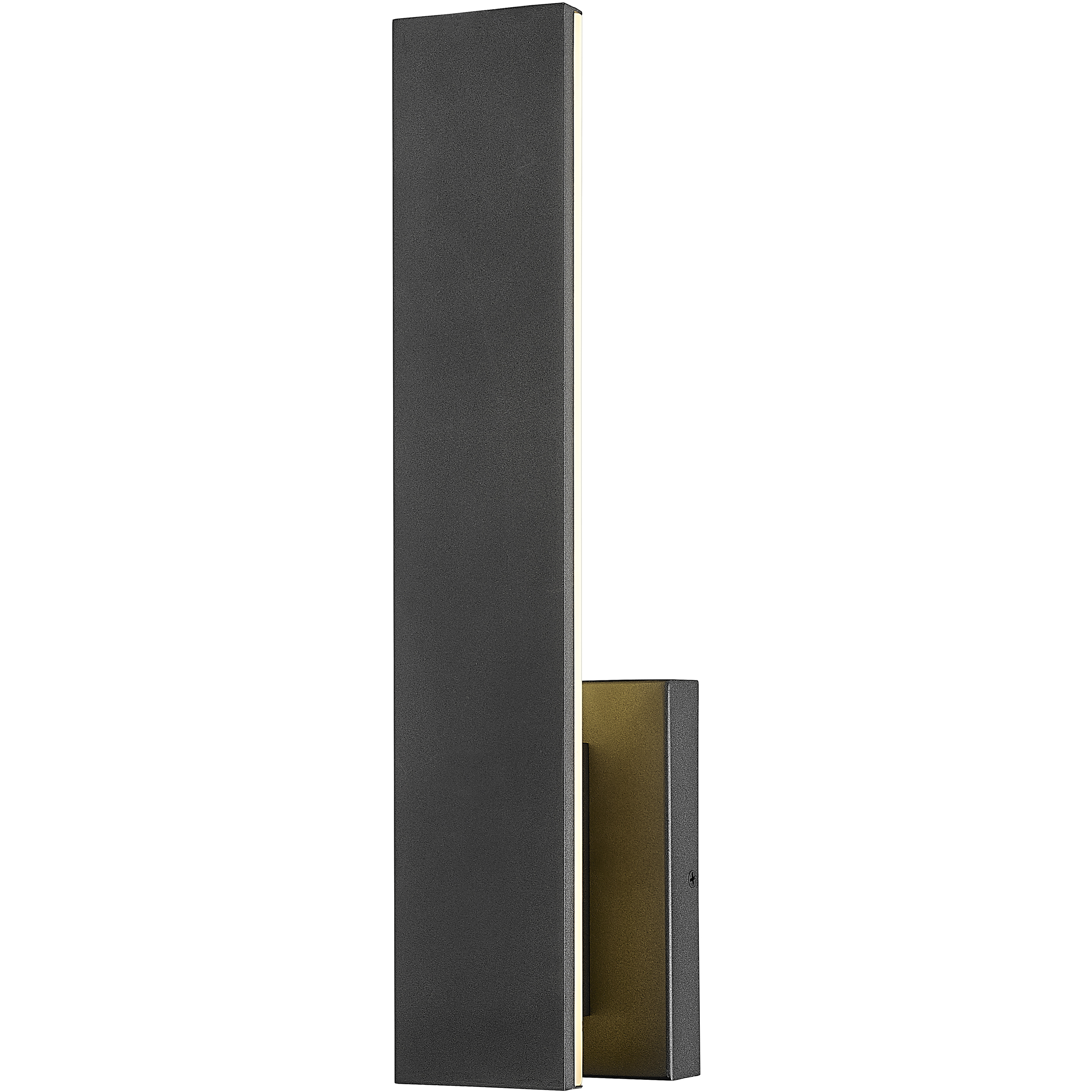 Stylet LED 18 inch Sand Black Outdoor Wall Light