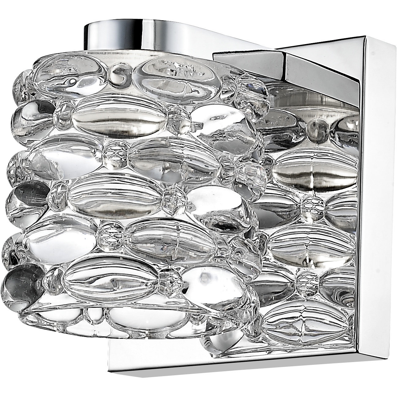Dawson LED 4.72 inch Chrome Wall Sconce Wall Light