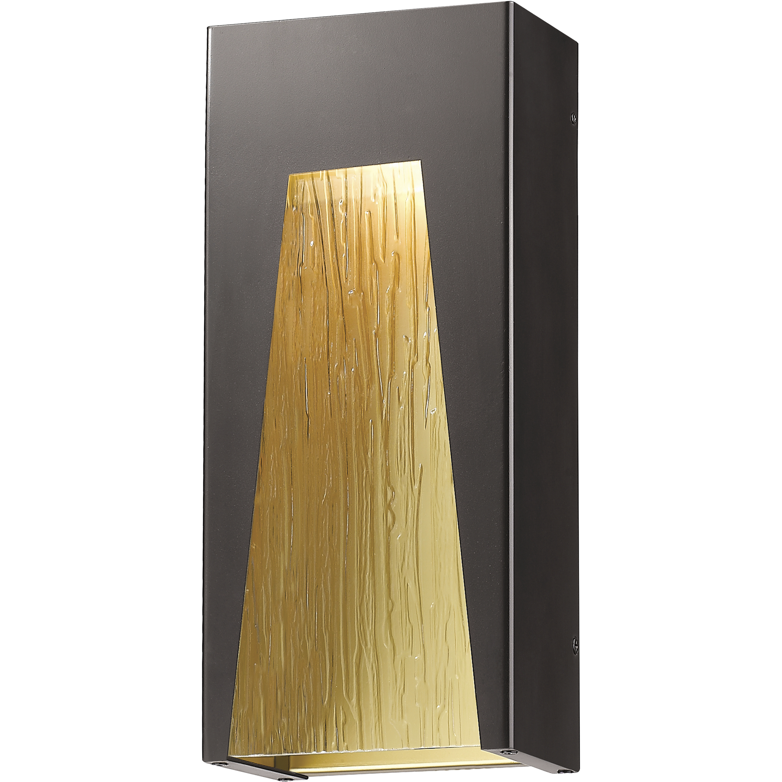 Millenial LED 18 inch Bronze Gold Outdoor Wall Light