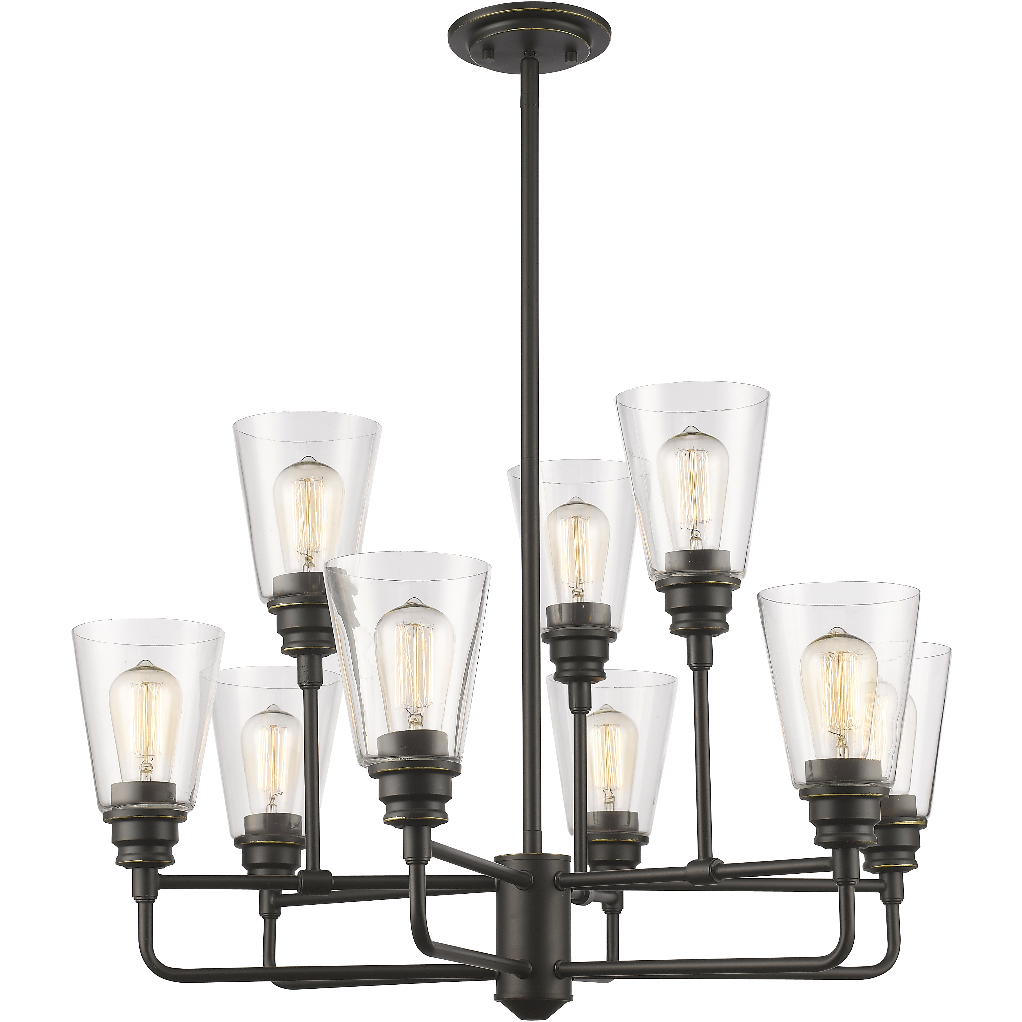 Annora 9 Light 29 inch Olde Bronze Chandelier Ceiling Light