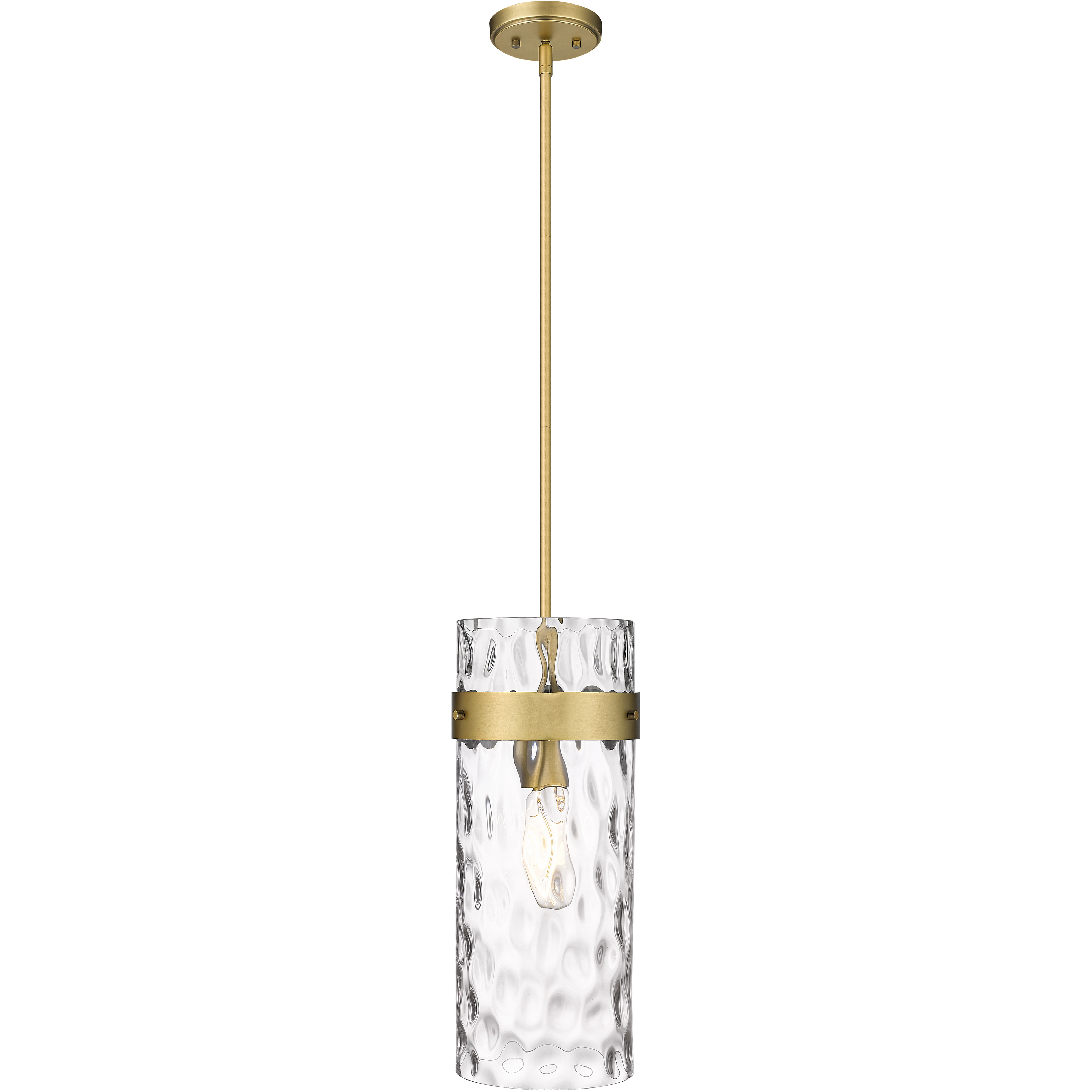 Fontaine 1 Light 6.5 inch Rubbed Brass Pendant Ceiling Light in Rubbed Bronze