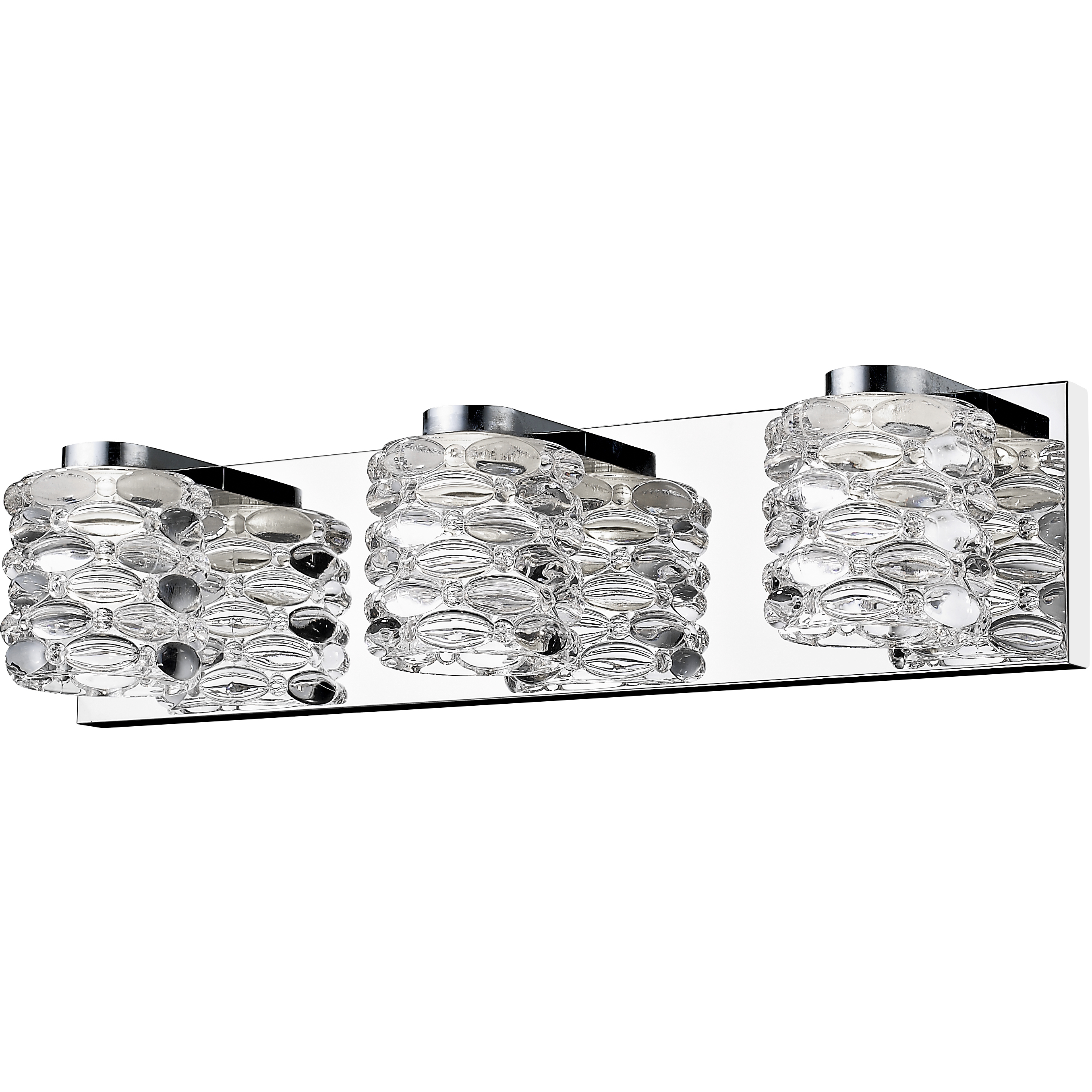 Dawson LED 20.47 inch Chrome Vanity Wall Light in 3, 6.17