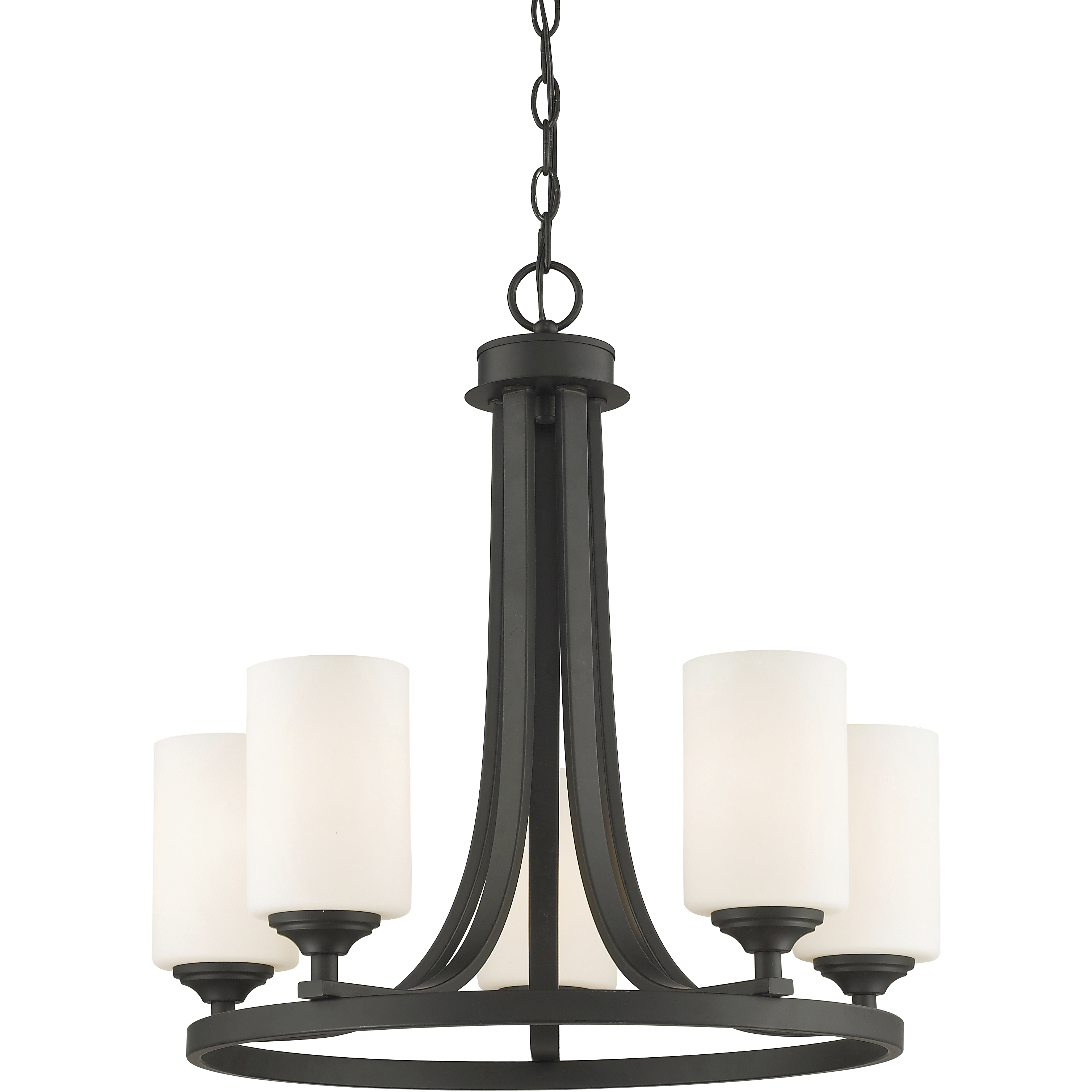 Bordeaux 5 Light 21.5 inch Bronze Chandelier Ceiling Light