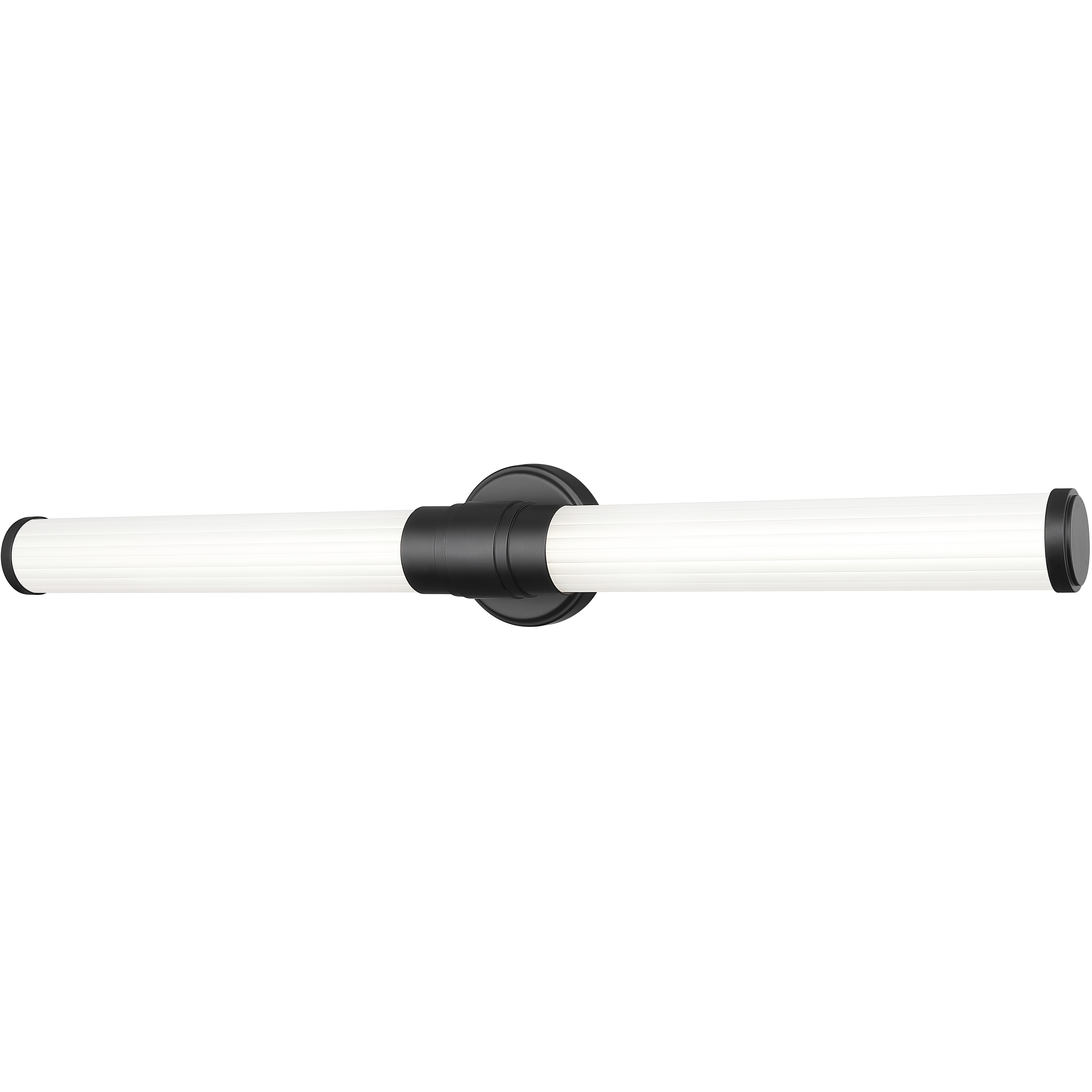 Warwick LED 32.5 inch Matte Black Bathroom Vanity Wall Light
