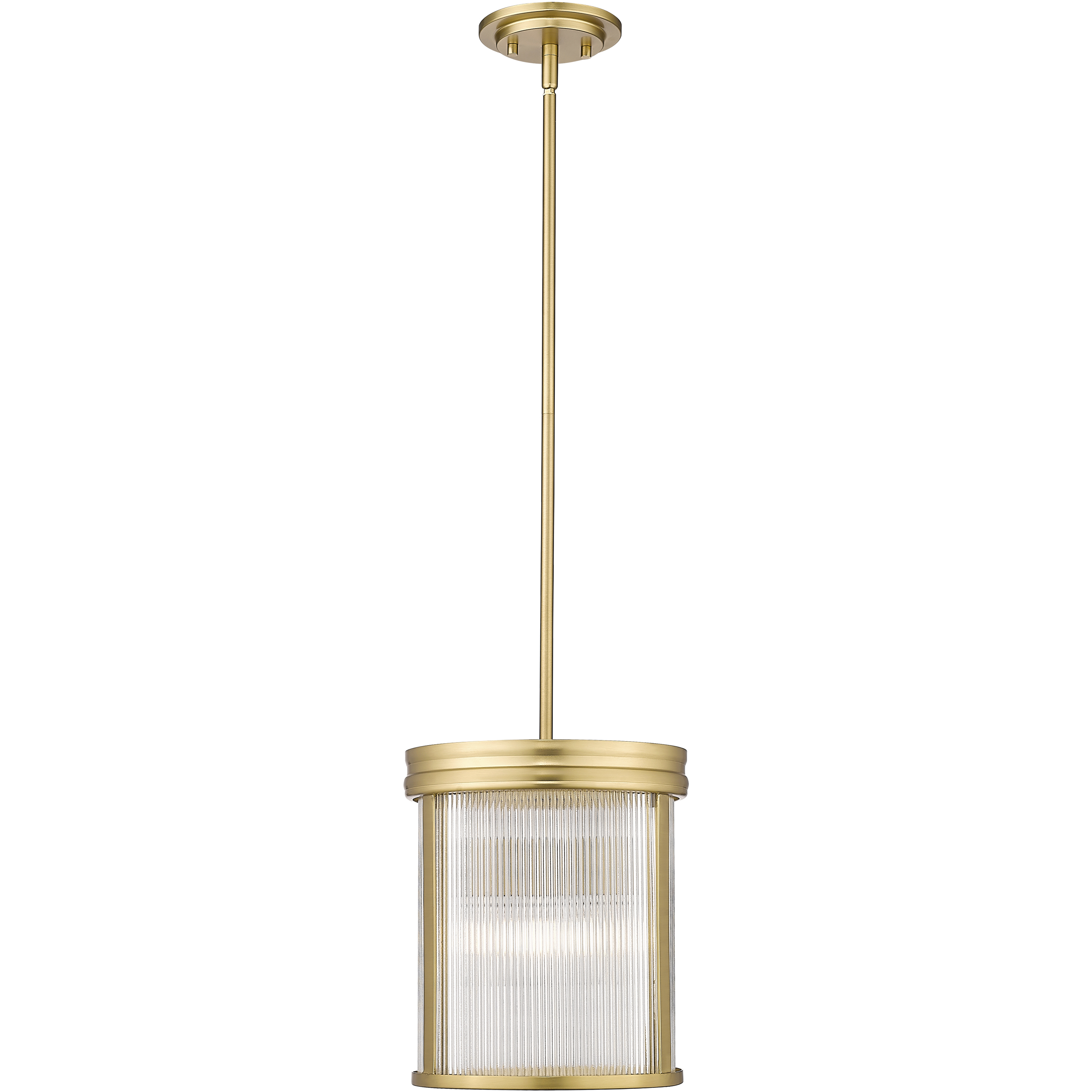 Carnaby 3 Light 10 inch Modern Gold Pendant Ceiling Light