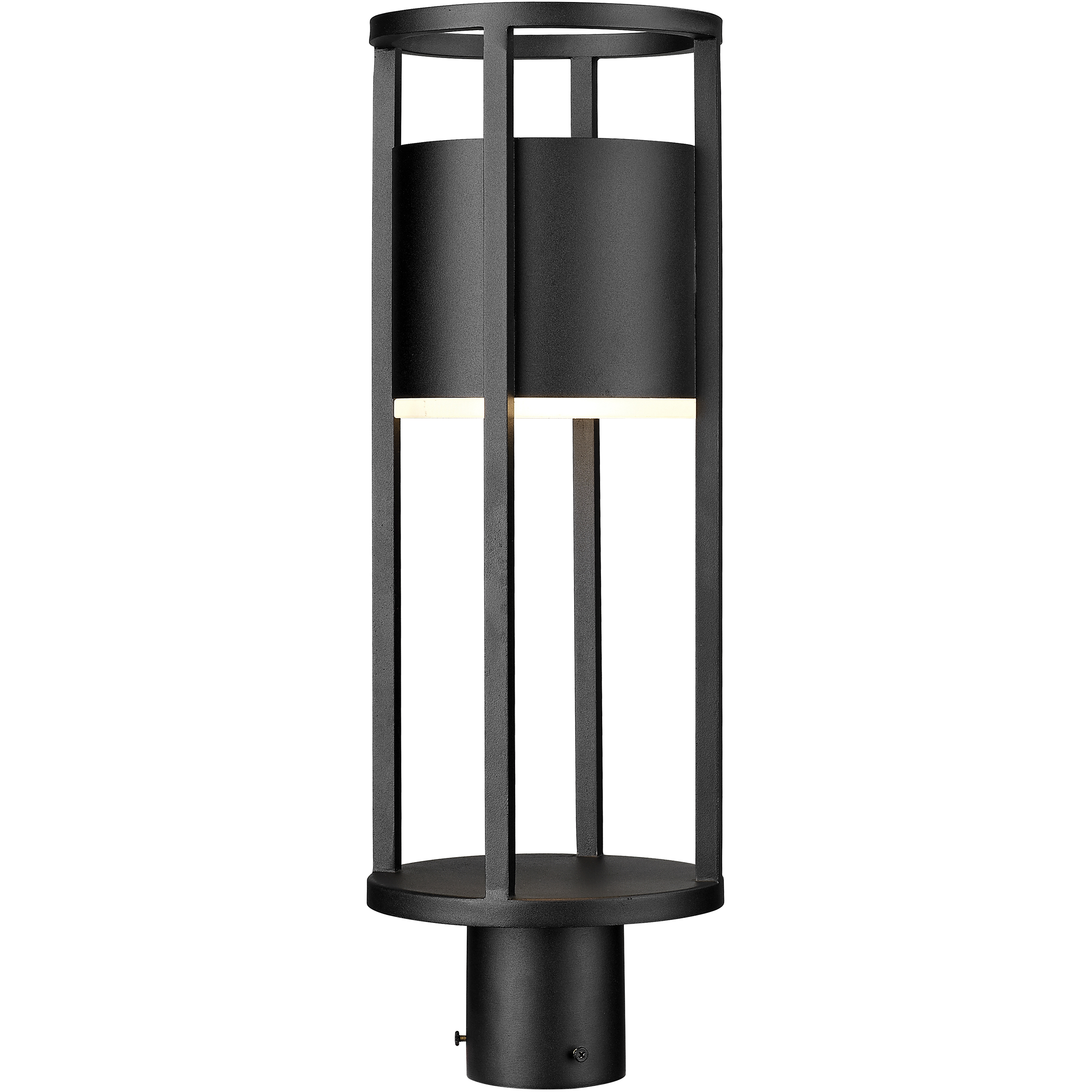 Luca LED 21.75 inch Black Outdoor Post Mount Fixture