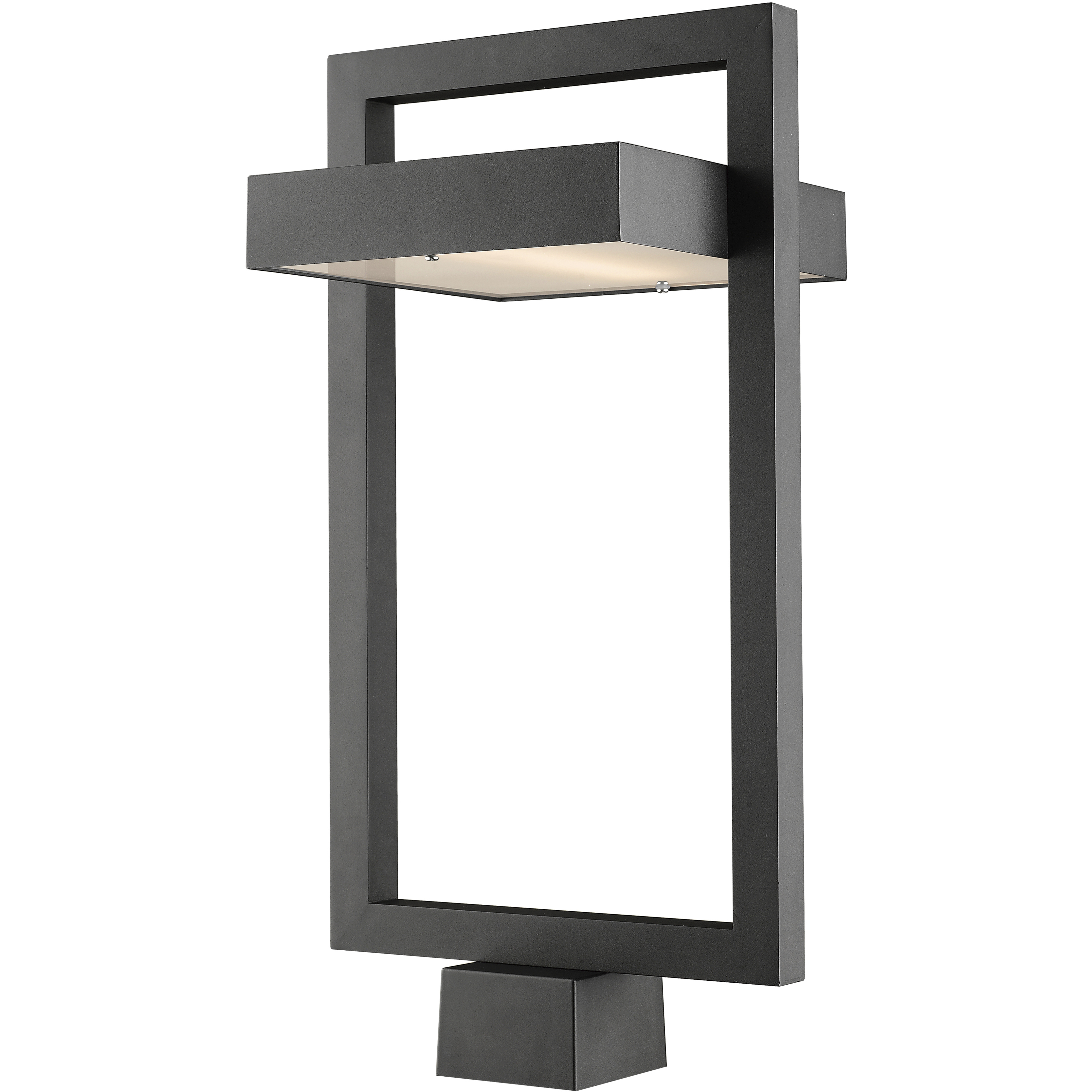 Luttrel LED 21.63 inch Black Outdoor Post Mount Fixture