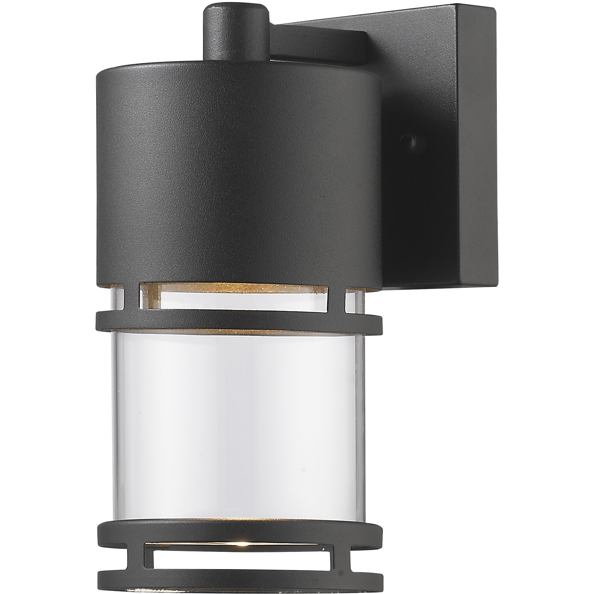 Luminata LED 8.88 inch Black Outdoor Wall Light