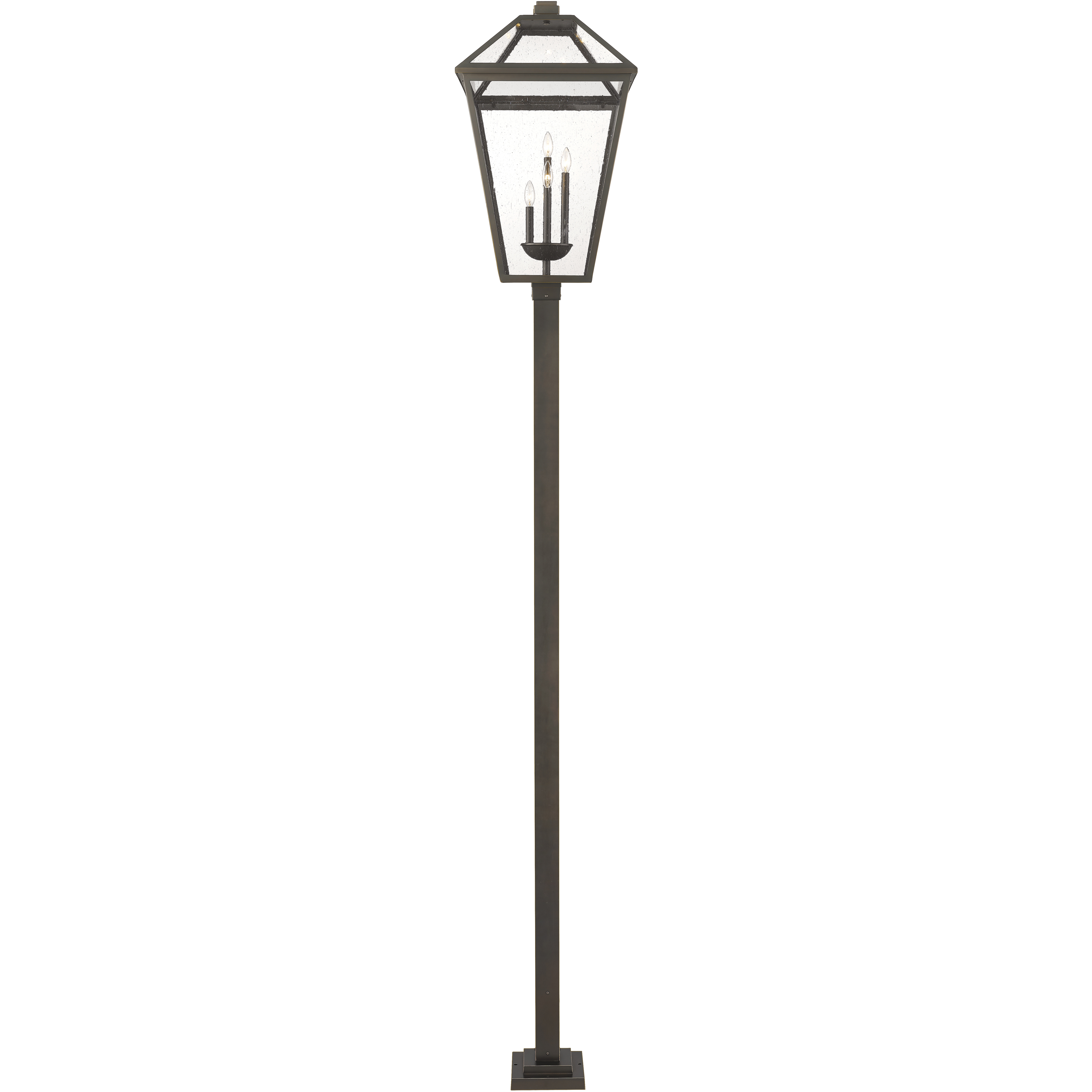 Talbot 4 Light 128.25 inch Oil Rubbed Bronze Outdoor Post Mounted Fixture