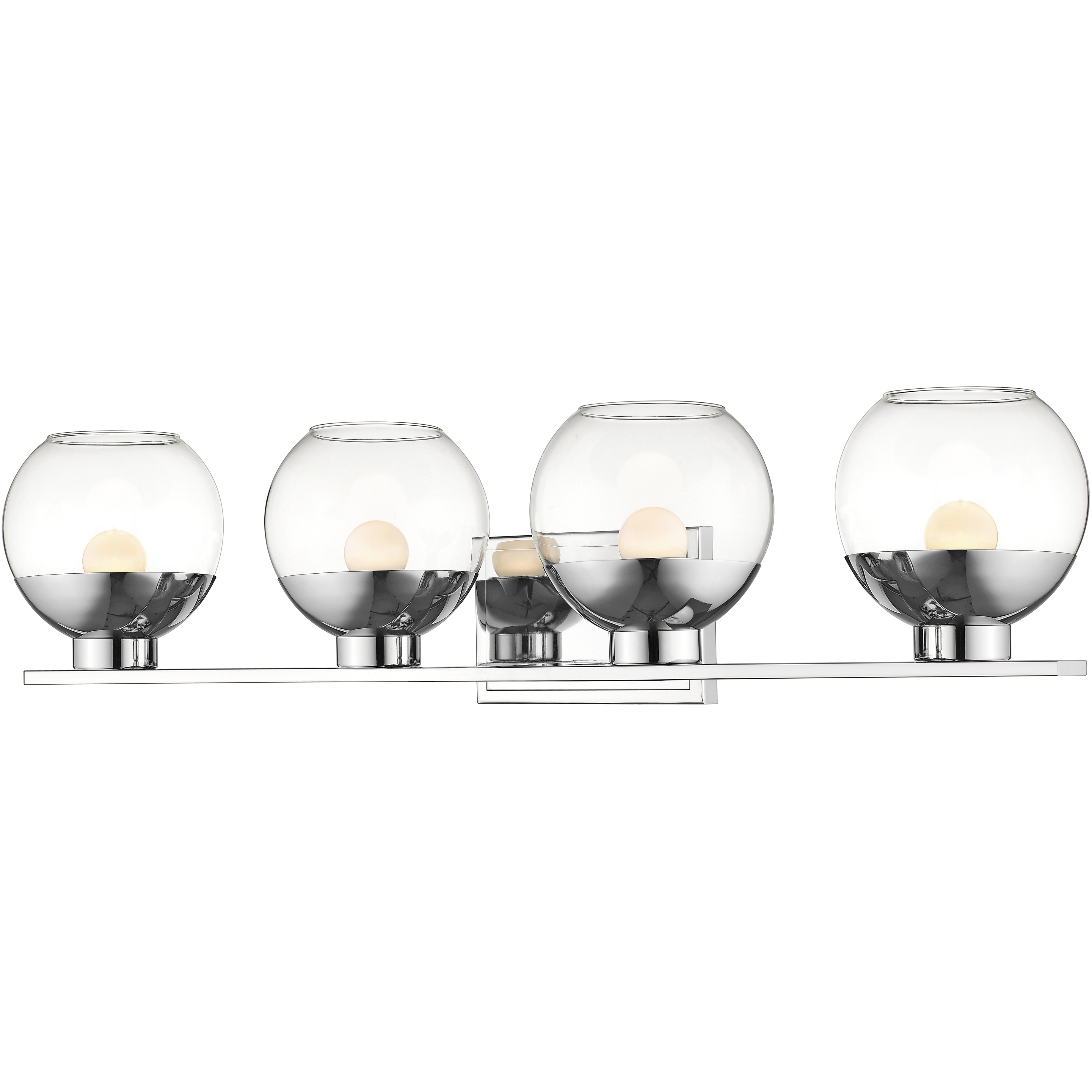 Osono LED 33.2 inch Chrome Vanity Wall Light