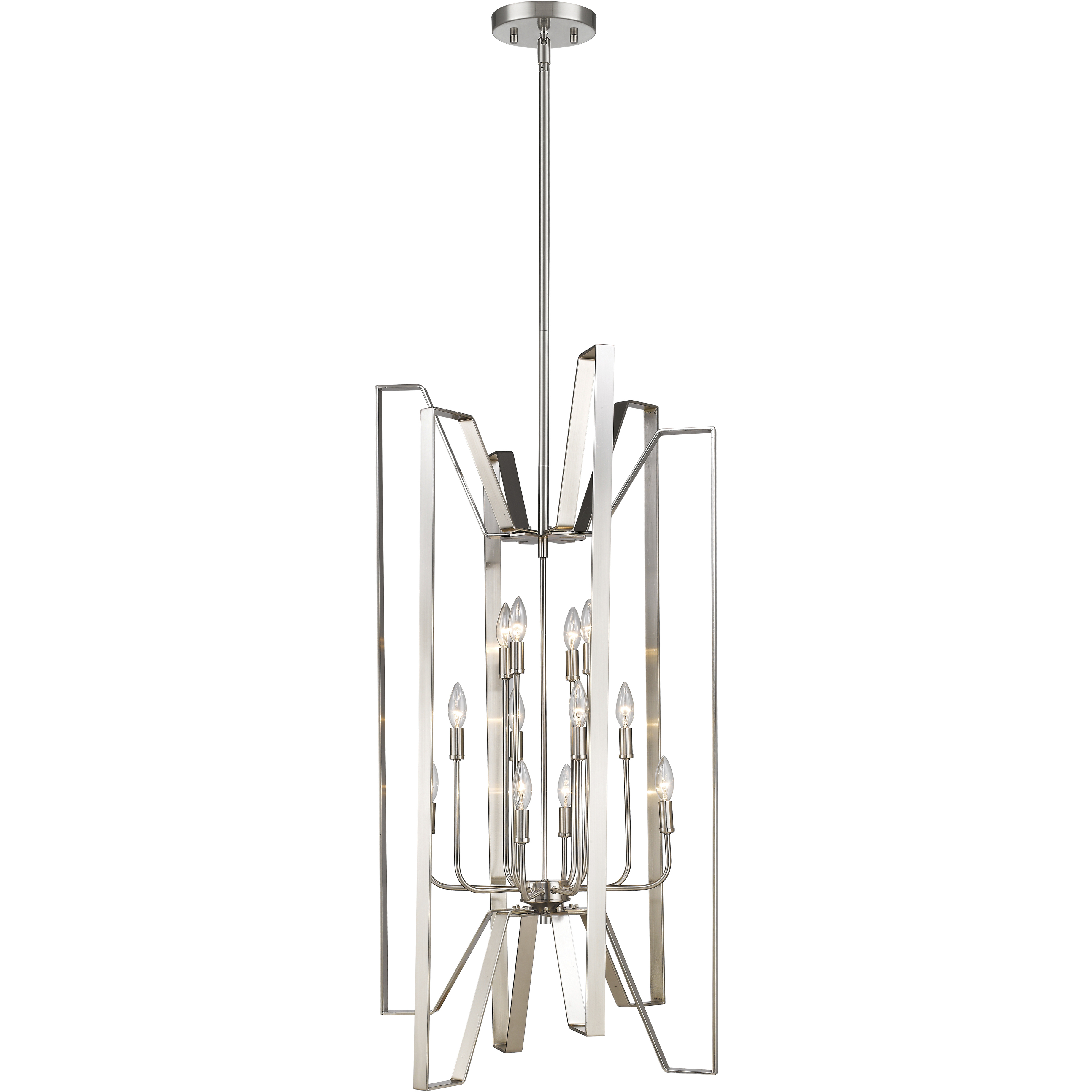 Marsala 12 Light 22 inch Brushed Nickel Pendant Ceiling Light
